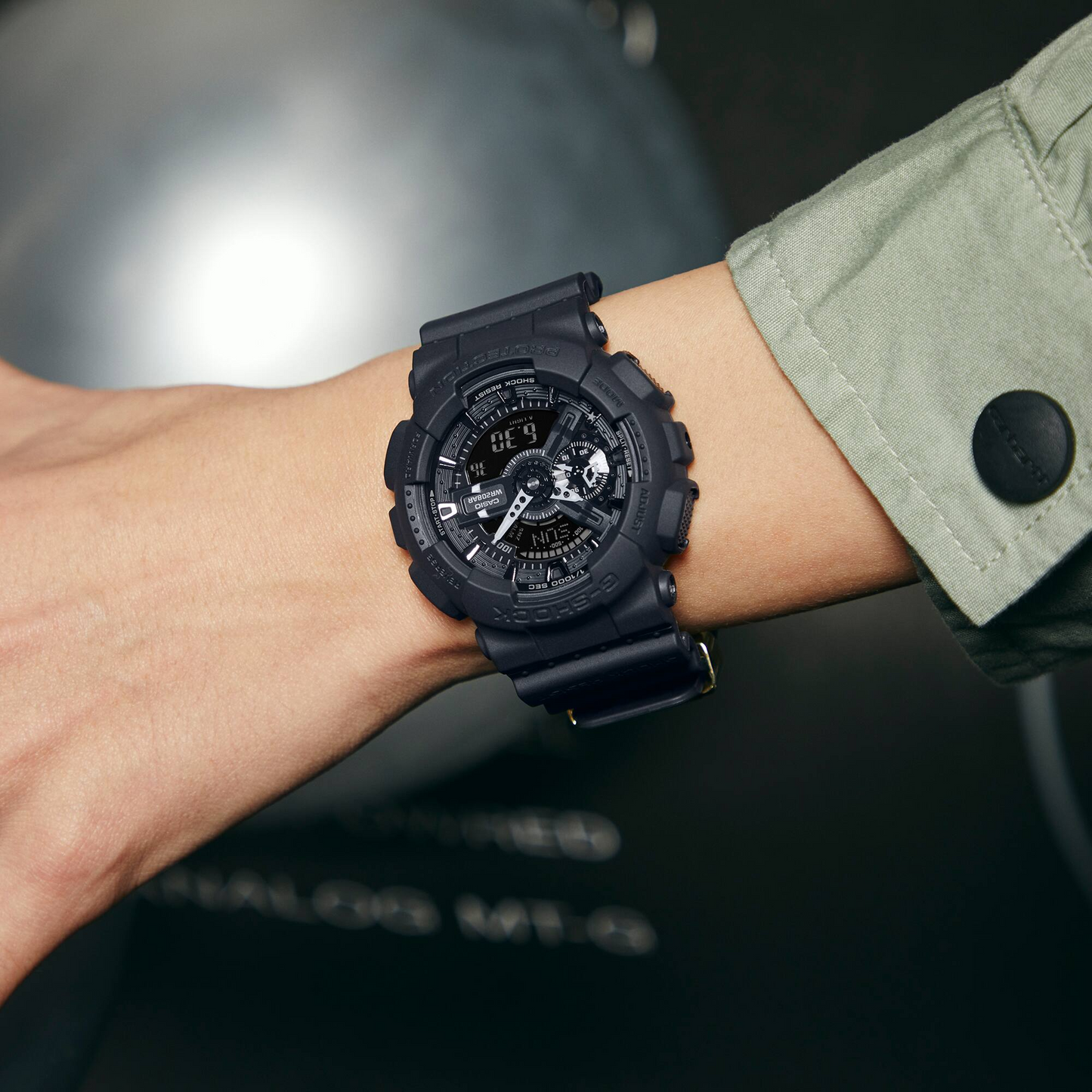 Casio G-Shock GA-114RE-1ADR Analog Digital Men's Watch Black