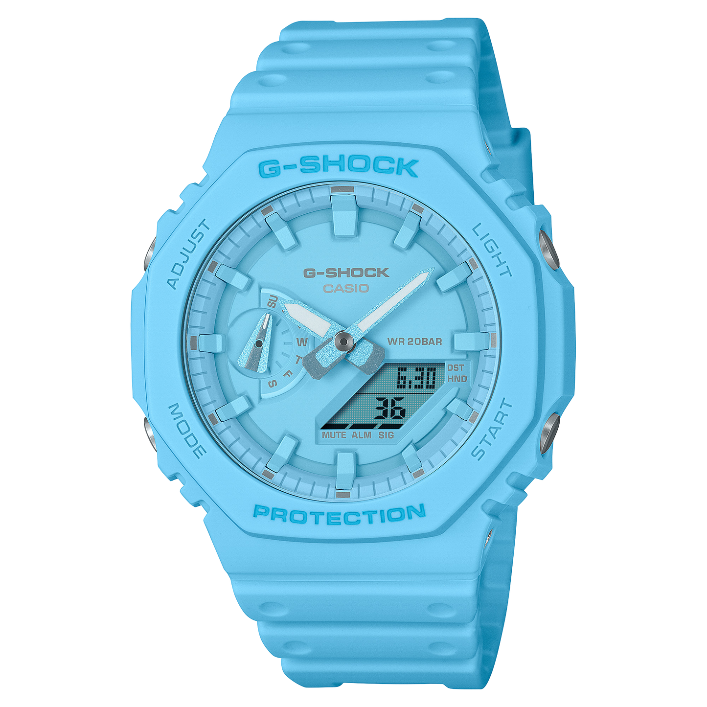 CASIO G-SHOCK GA-2100-2A2DR ANALOG DIGITAL WATCH