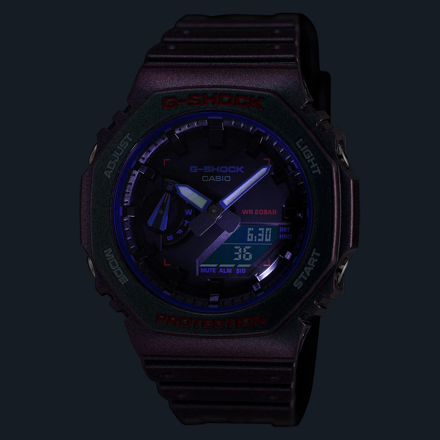 G-SHOCK CASUAL MEN WATCH GA-2100AH-6ADR