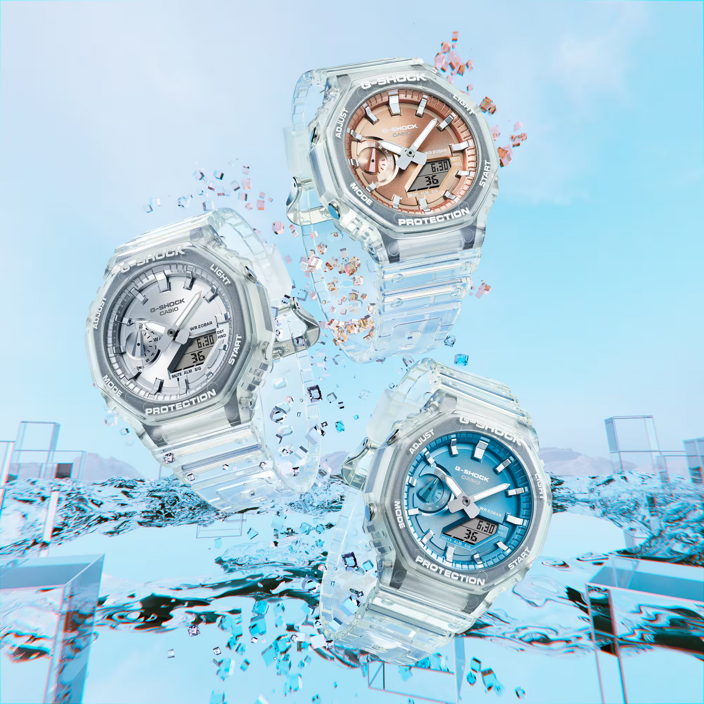 G-SHOCK CASUAL MEN WATCH GA-2100BM-7A2DR