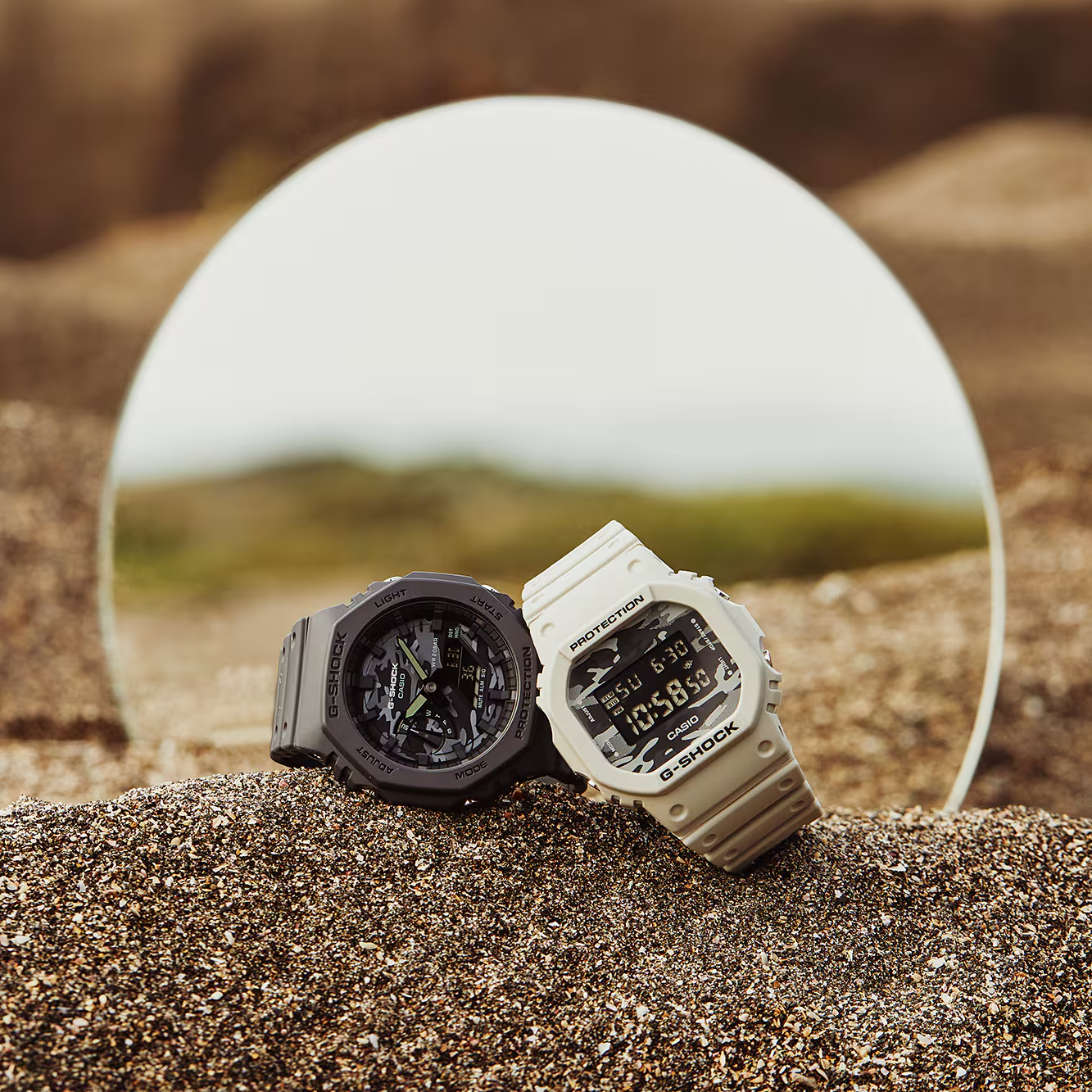 G-SHOCK MEN CAMOUFLAGE WATCH DW-5600CA-8DR