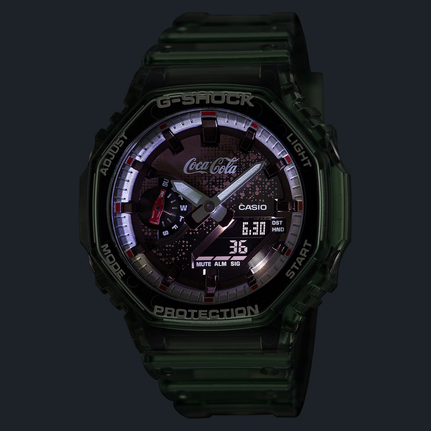 G-SHOCK COCA COLA COLLABORATION MODEL GA-2100CC-3ADR
