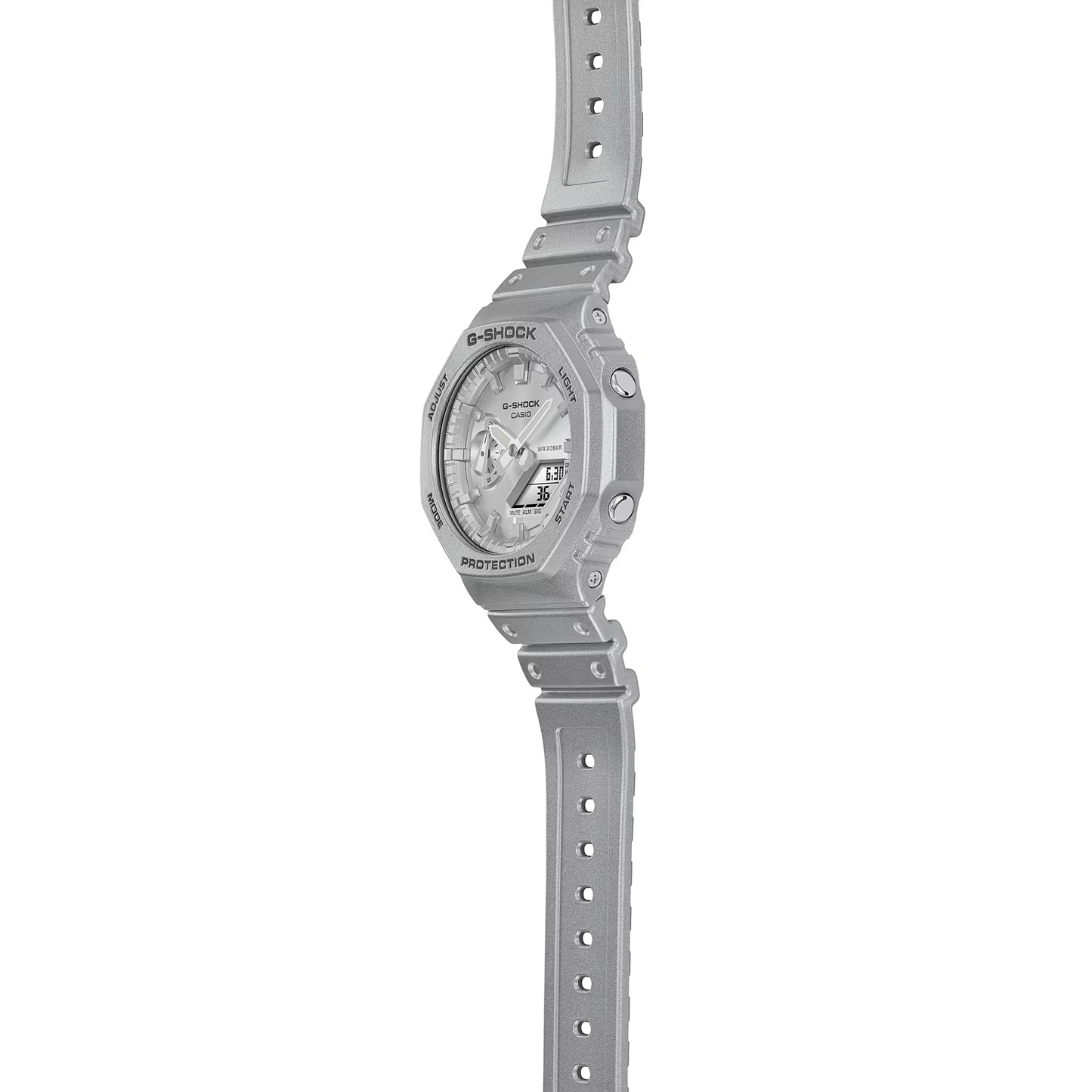 Casio G-Shock GA-2100FF-8ADR Analog Digital Men's Watch Silver