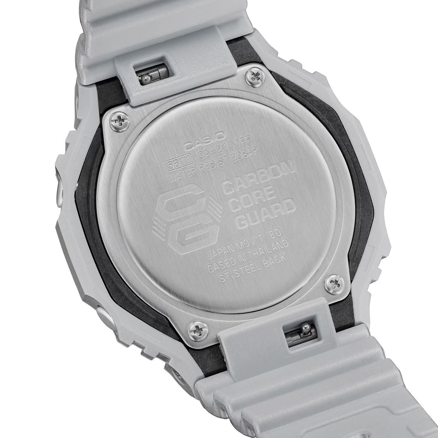 Casio G-Shock GA-2100FF-8ADR Analog Digital Men's Watch Silver