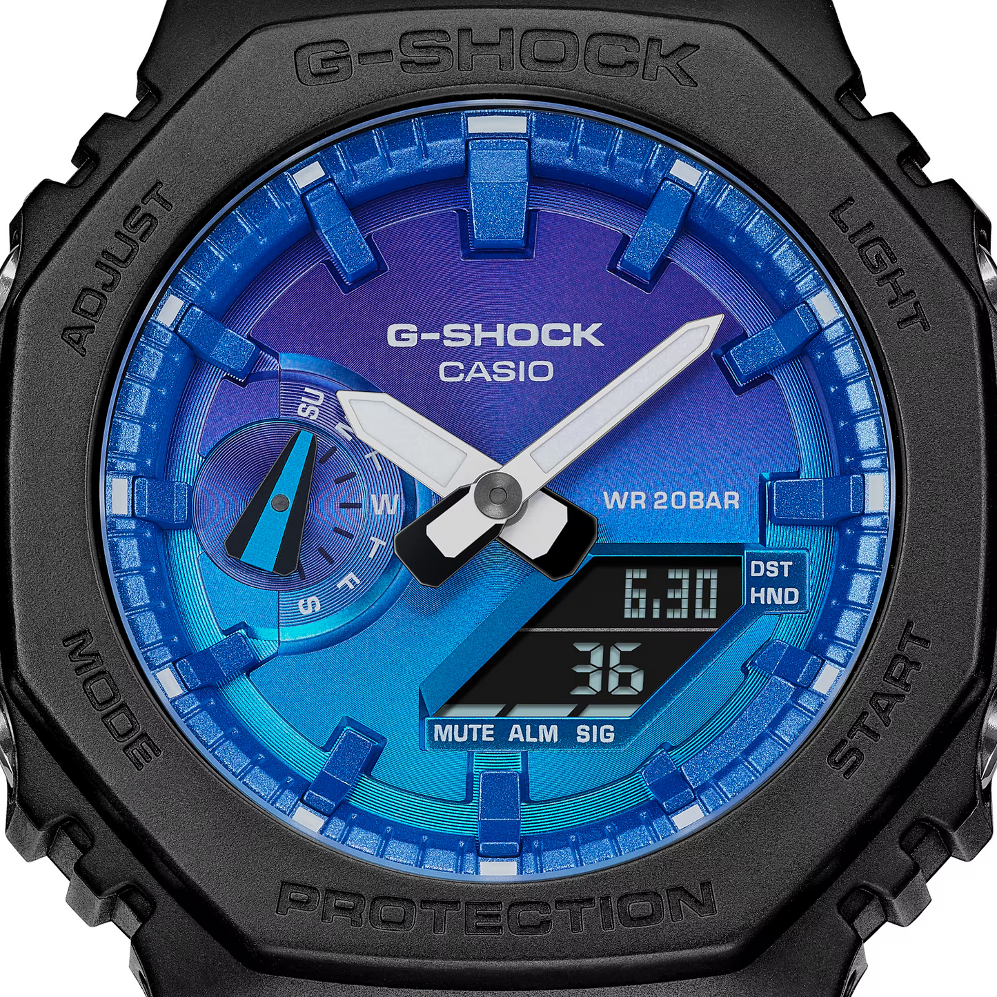 G-SHOCK ANALOG-DIGITAL MEN'S WATCH GA-2100FL-1ADR