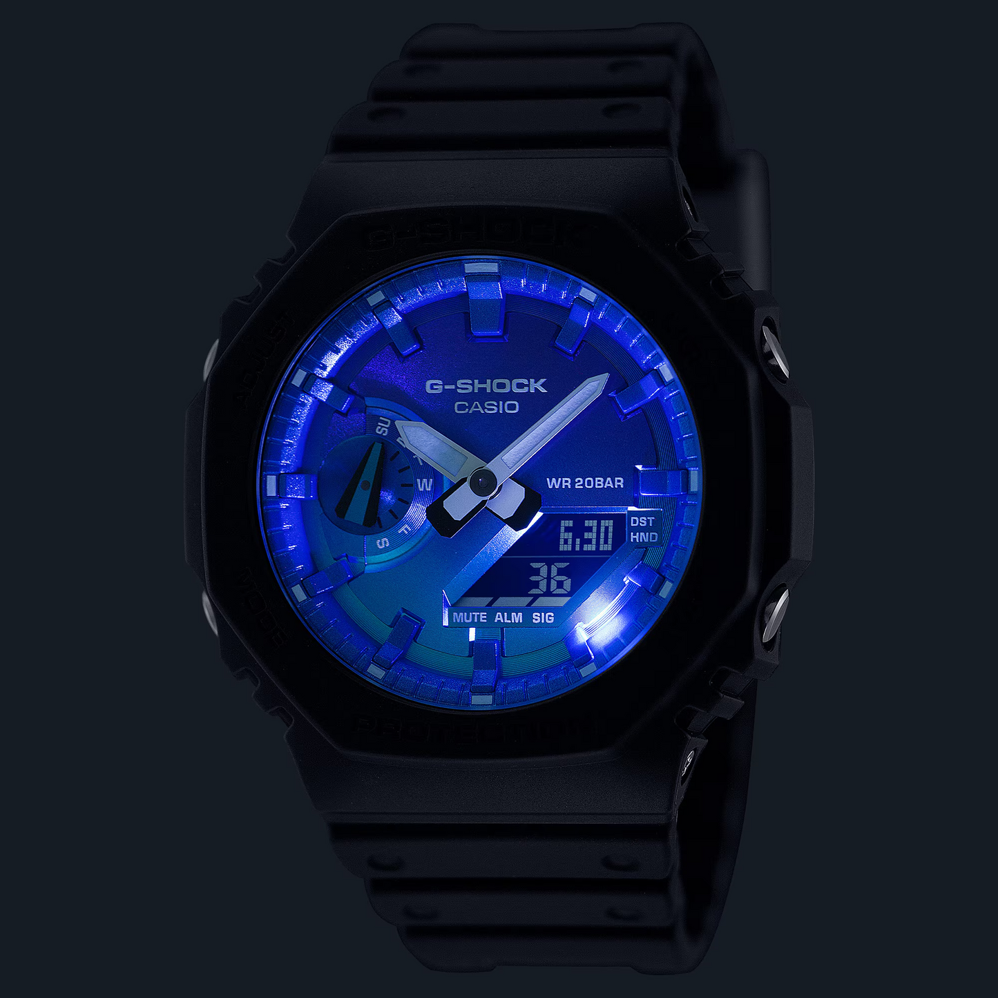 G-SHOCK ANALOG-DIGITAL MEN'S WATCH GA-2100FL-1ADR