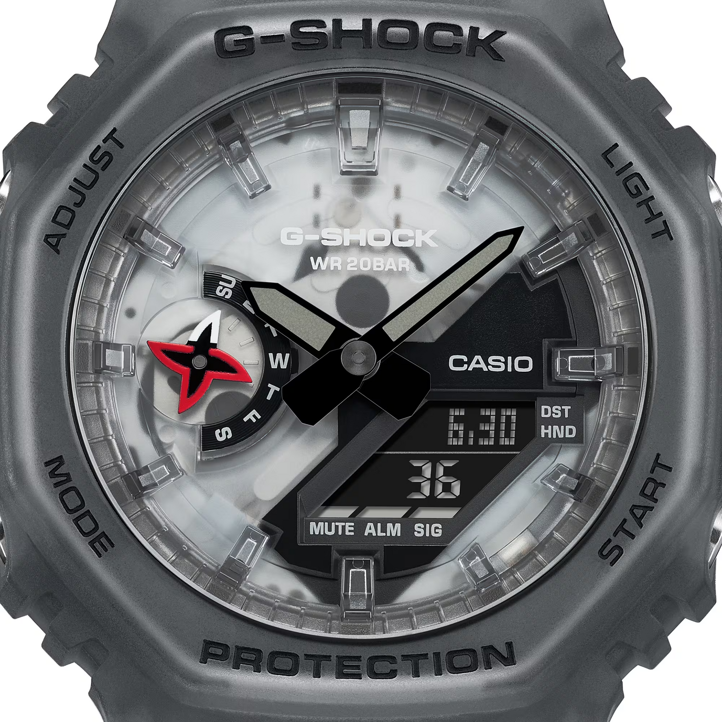 G-SHOCK MEN CASUAL WATCH NINJA SERIES GA-2100NNJ-8ADR