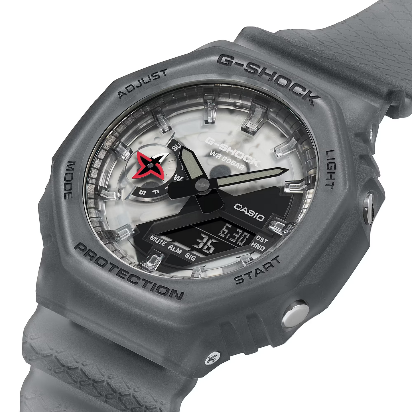 G-SHOCK MEN CASUAL WATCH NINJA SERIES GA-2100NNJ-8ADR