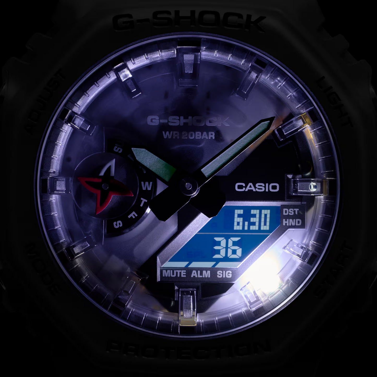 G-SHOCK MEN CASUAL WATCH NINJA SERIES GA-2100NNJ-8ADR