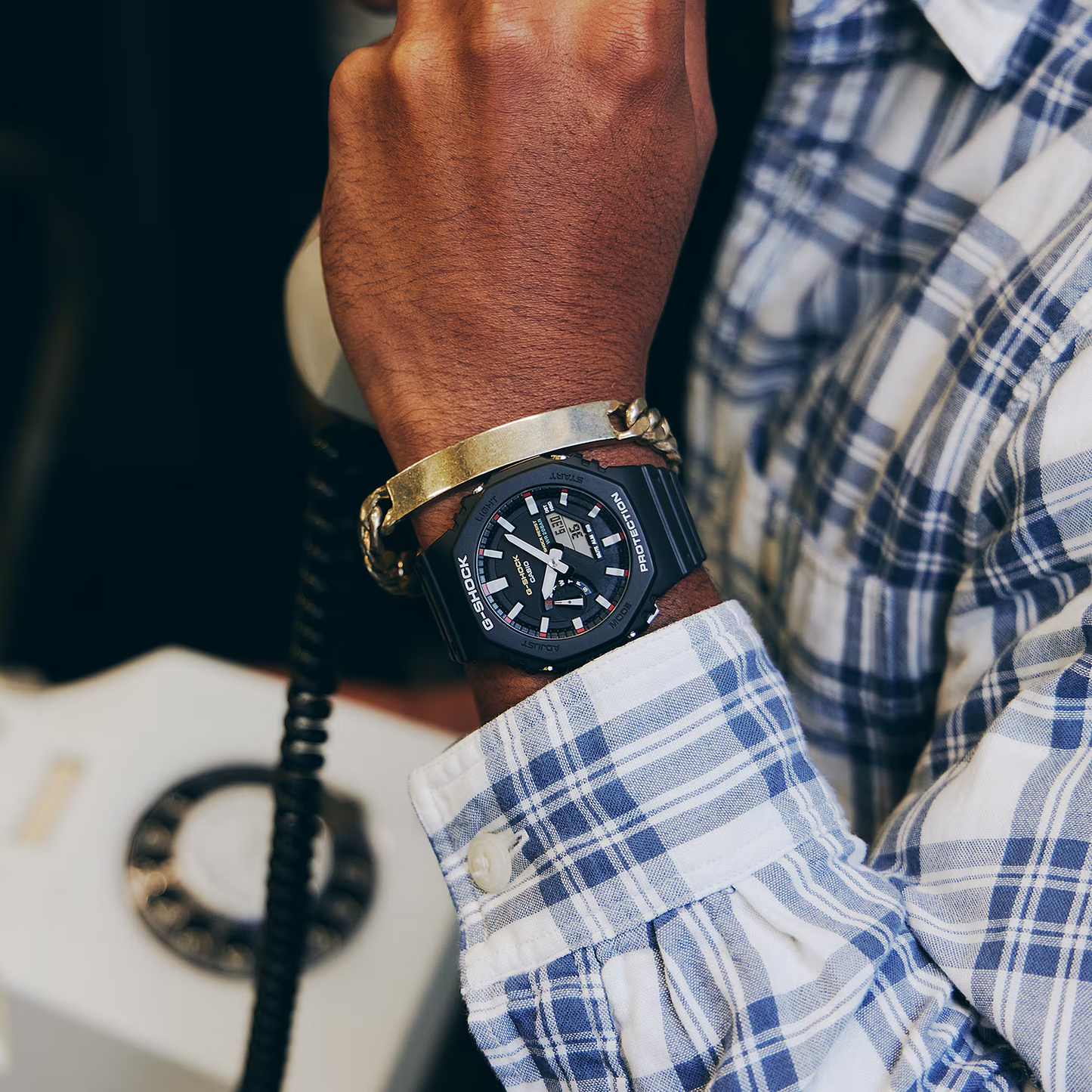 G-SHOCK Iconic Styles With Origin Colour Recreated Men's Watch GA-2100RL-1ADR