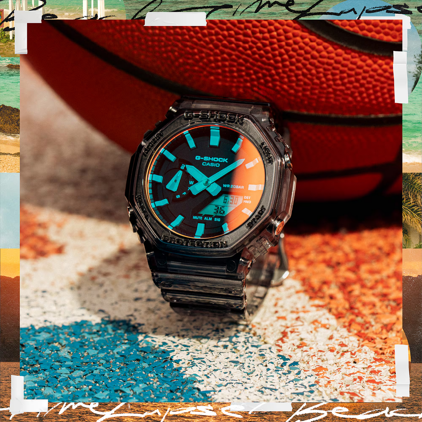 G-SHOCK ANALOG-DIGITAL MEN'S WATCH GA-2100TLS-8ADR