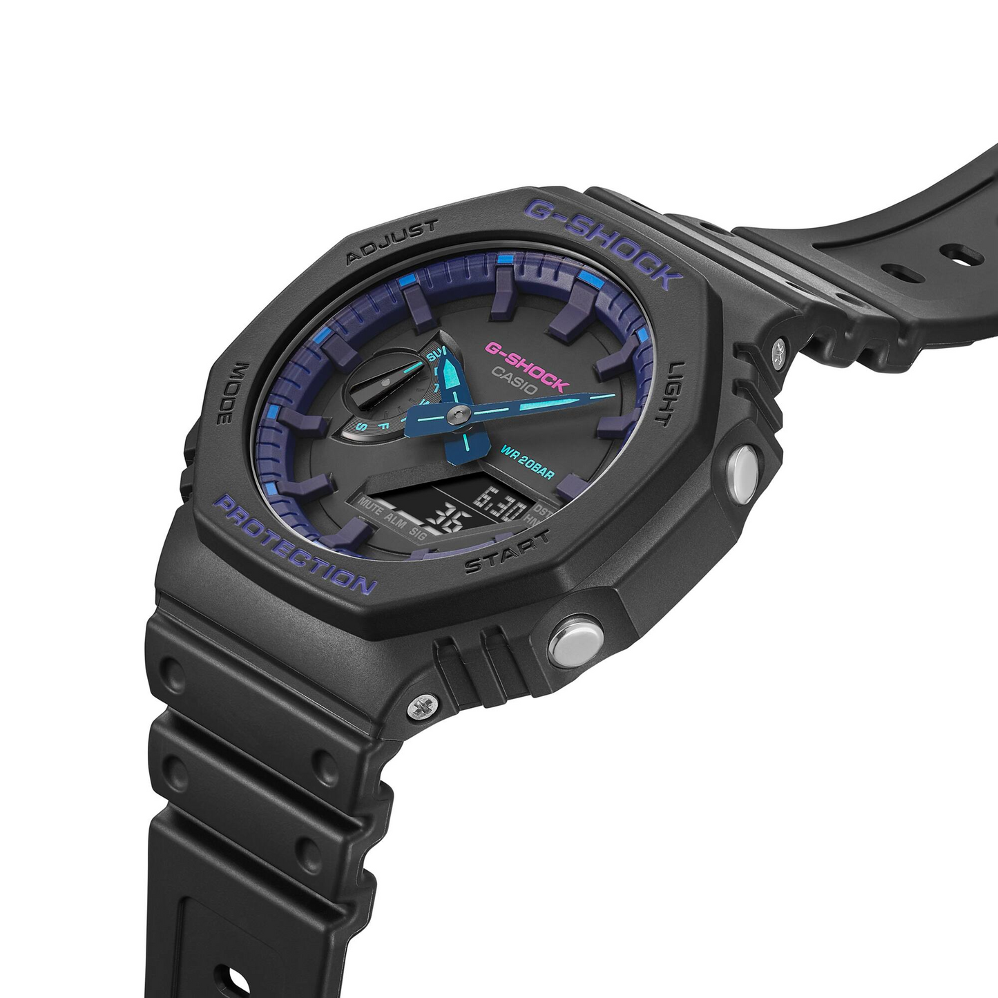 CASIO G-SHOCK GA-2100VB-1ADR ANALOG DIGITAL WATCH