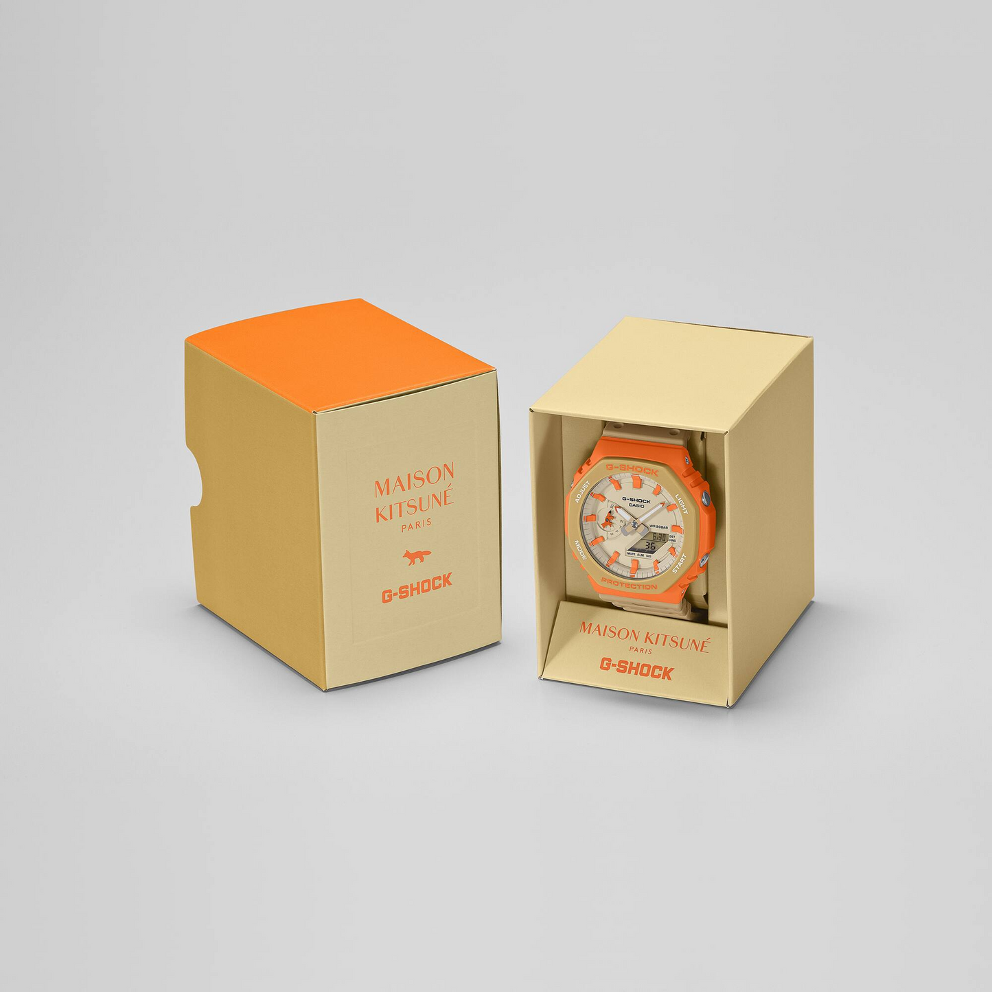 G-SHOCK Maison Kitsuné Collaboration Model Digital Men Watch GA-2110MK-5ADR