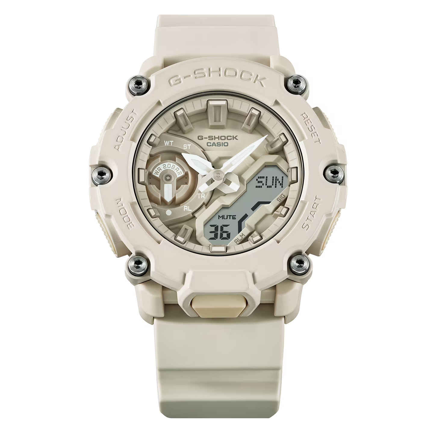 Casio G-Shock GA-2200NC-7ADR Analog Digital Men's Watch White
