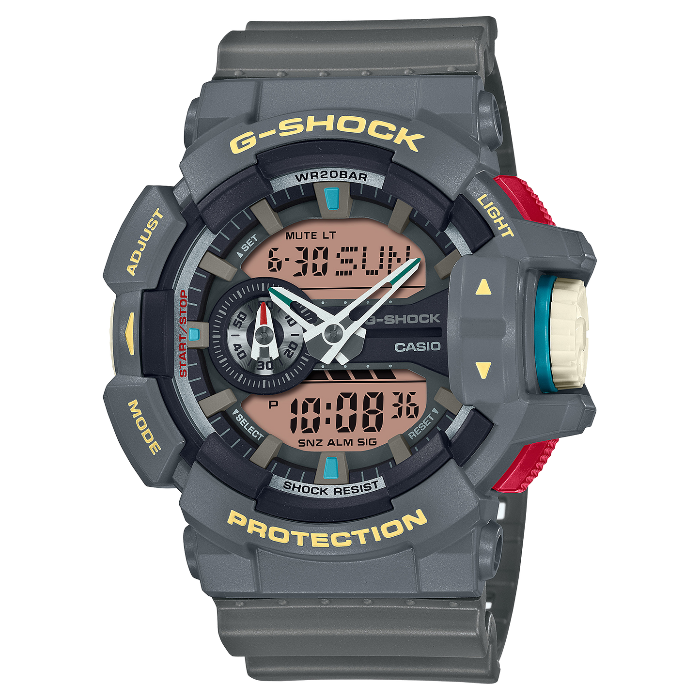 Casio G-Shock GA-400PC-8ADR Analog Digital Men's Watch Grey