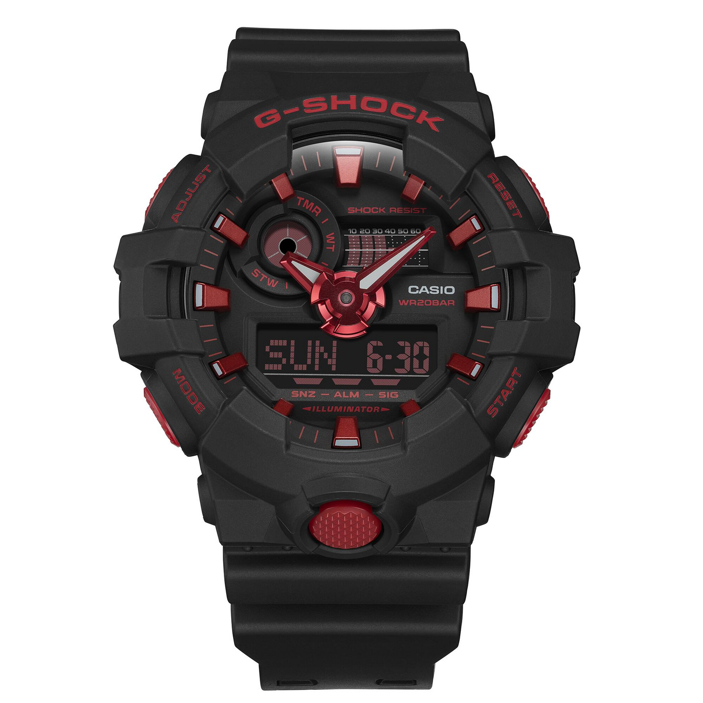 Casio G-Shock GA-700BNR-1ADR Analog Digital Men's Watch