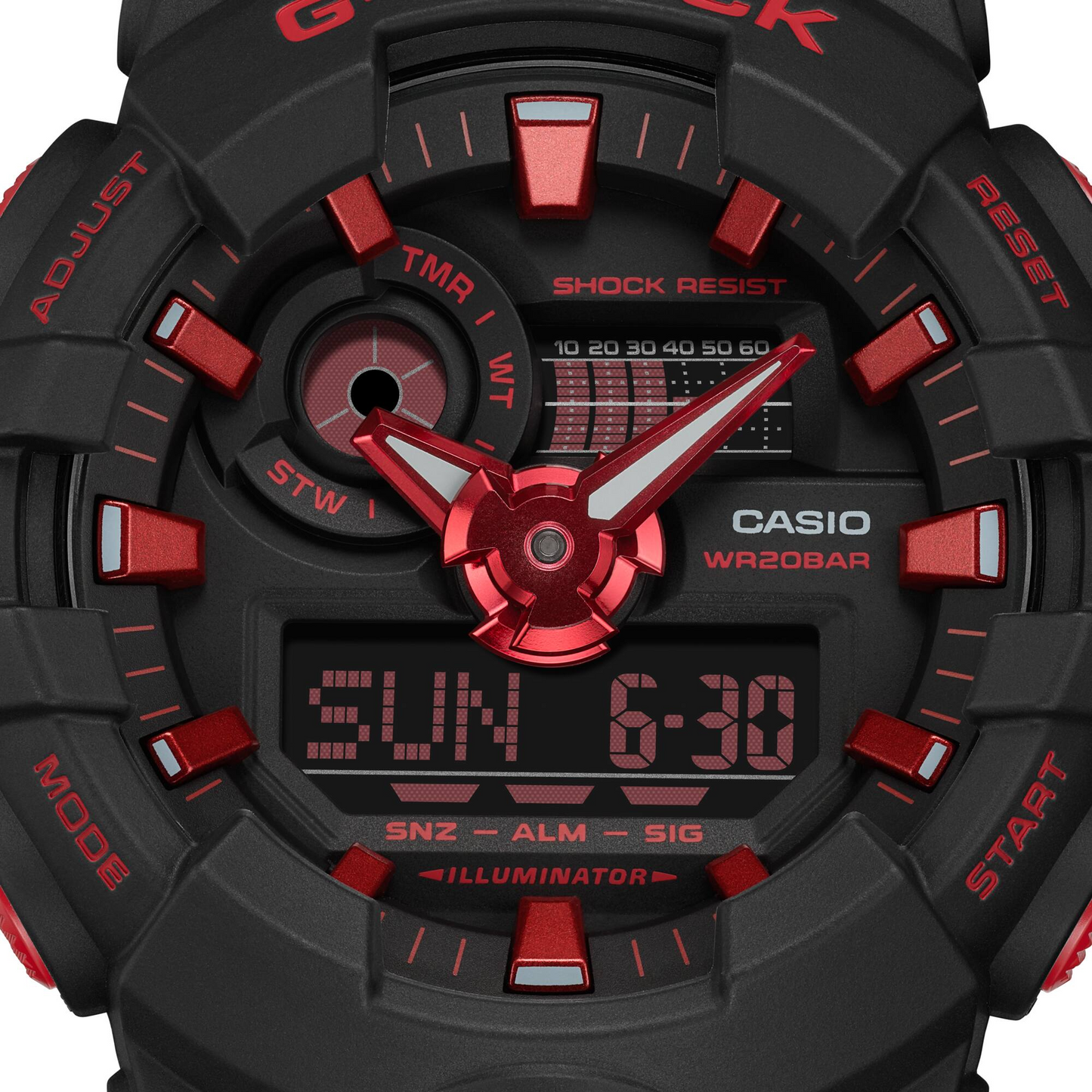 Casio G-Shock GA-700BNR-1ADR Analog Digital Men's Watch