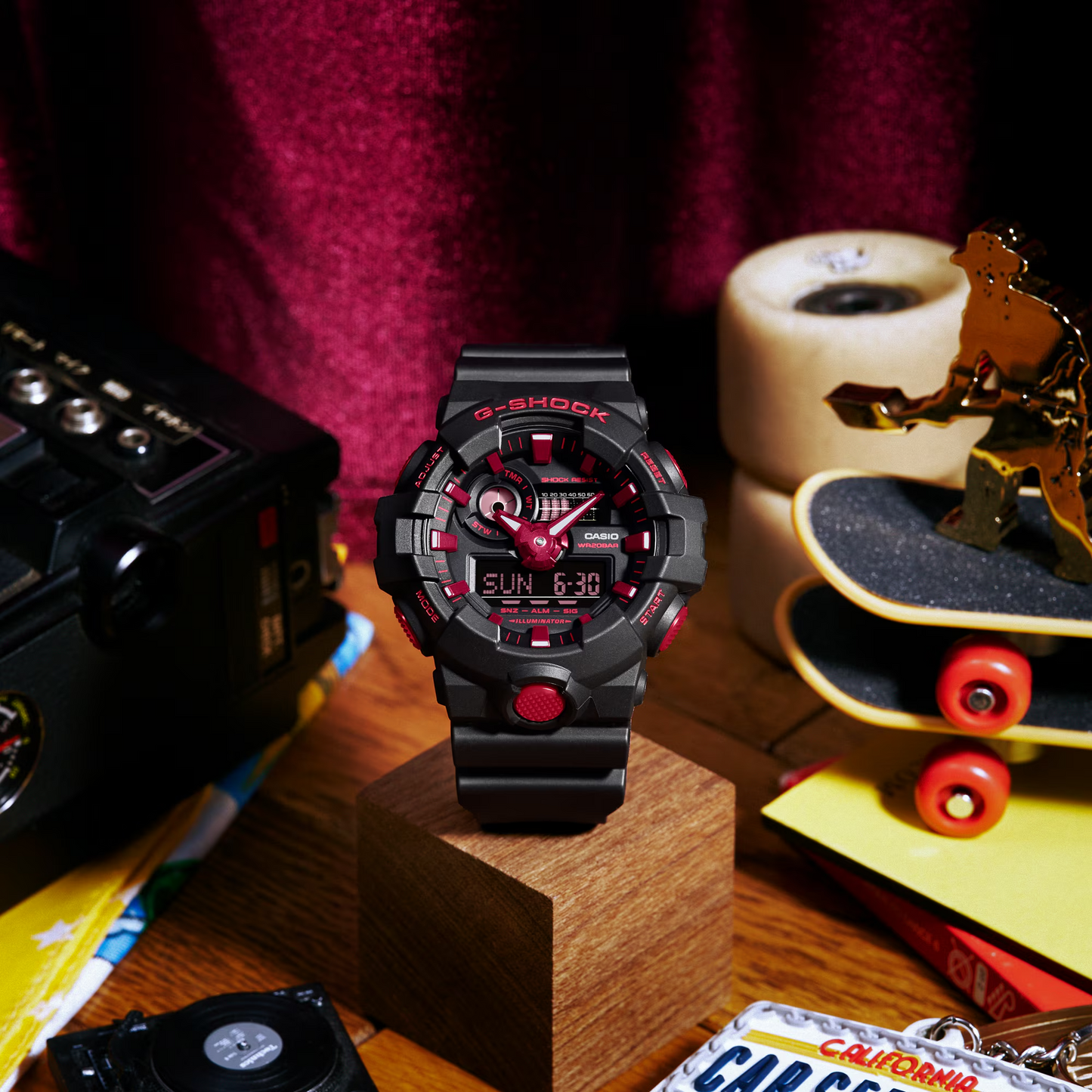 Casio G-Shock GA-700BNR-1ADR Analog Digital Men's Watch