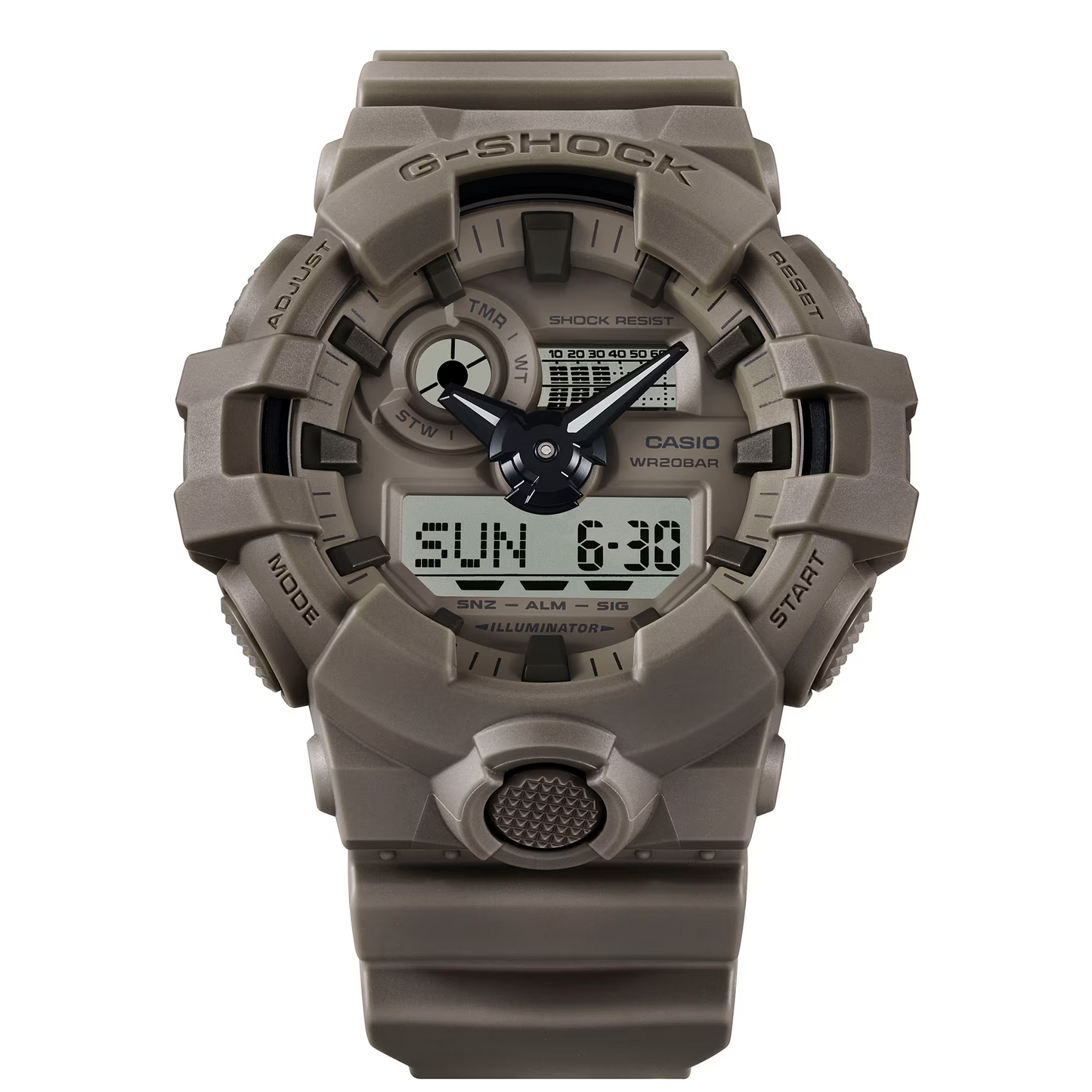Casio G-Shock GA-700NC-5ADR Analog Digital Men's Watch Brown