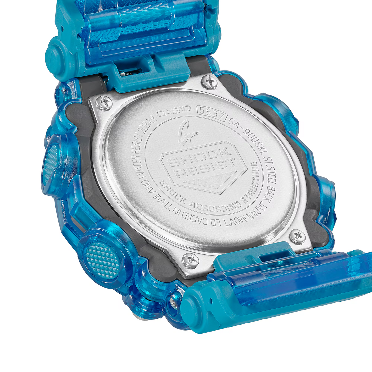 Casio G-Shock GA-900SKL-2ADR Analog-Digital Men's Watch, Blue