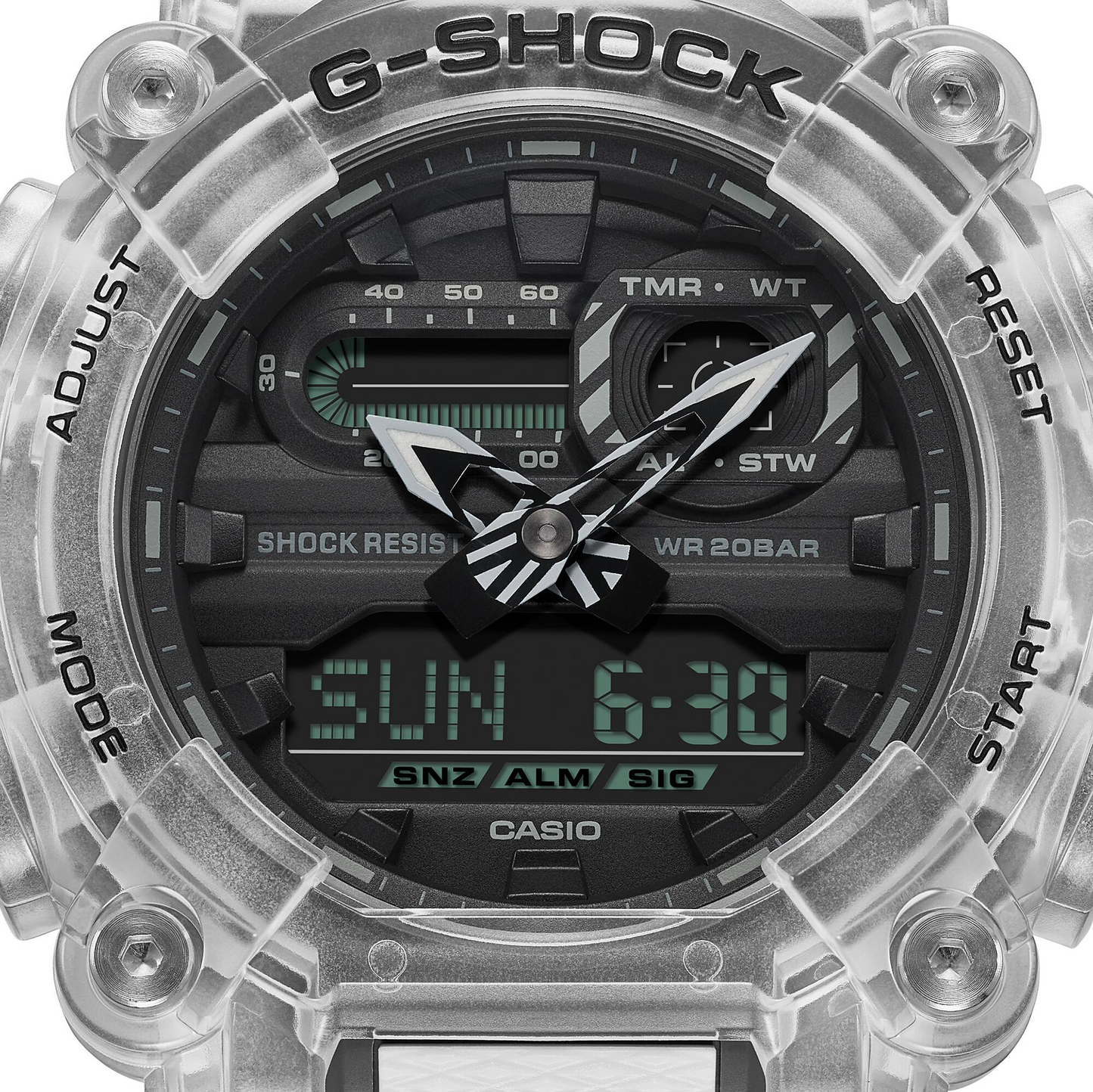 Casio G-Shock GA-900SKL-7ADR Analog-Digital Men's Watch, White