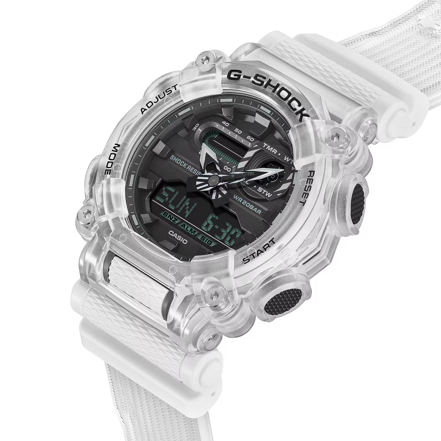 Casio G-Shock GA-900SKL-7ADR Analog-Digital Men's Watch, White