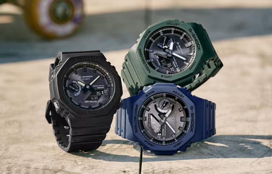 Casio G-Shock GA-B2100-2ADR Analog-Digital Men's Watch, Blue