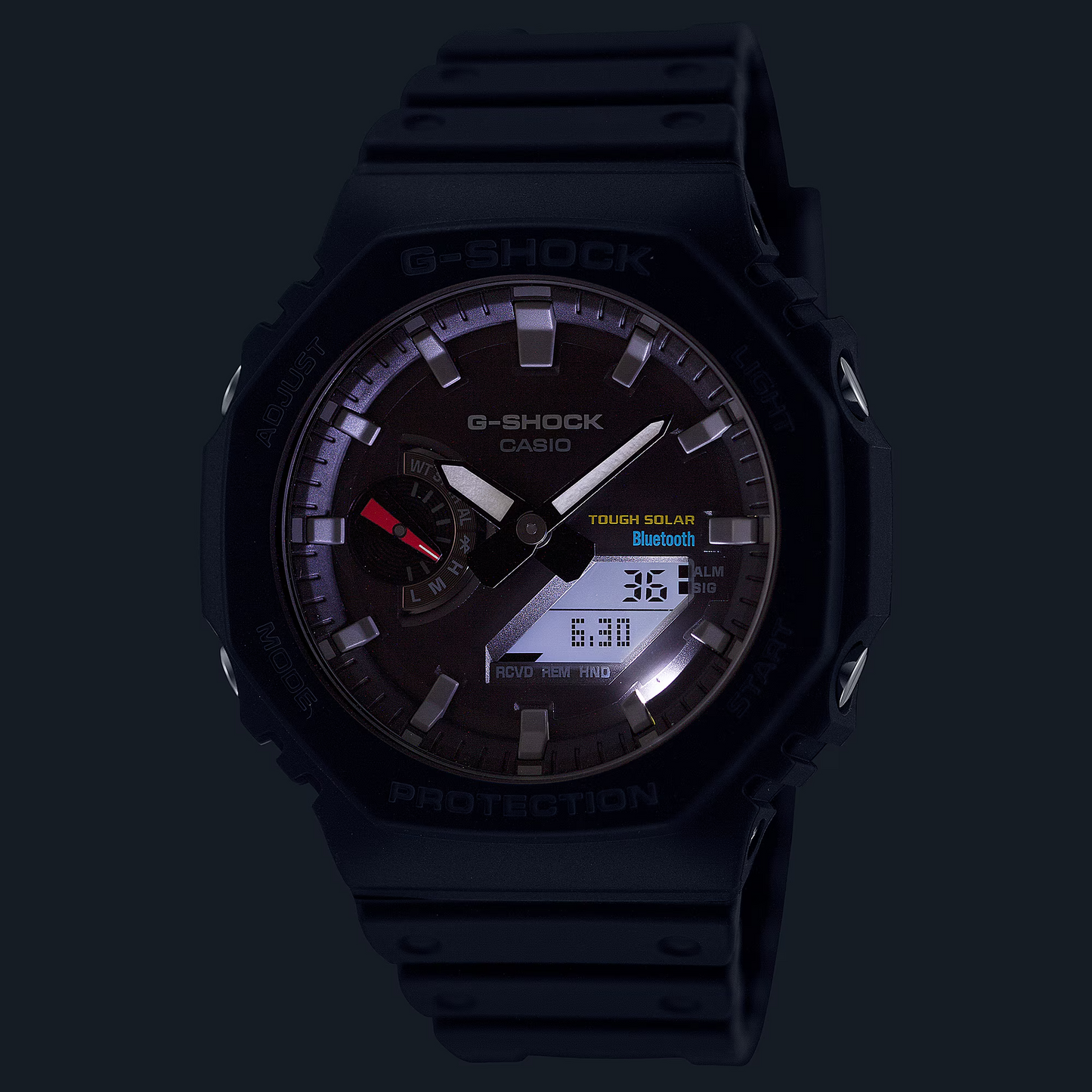 Casio G-Shock GA-B2100-1ADR Analog-Digital Men's Watch, Black