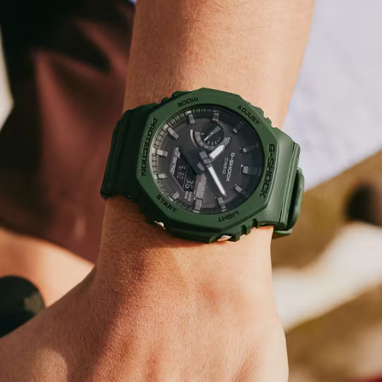 Casio G-Shock GA-B2100-3ADR Analog-Digital Men's Watch, Green