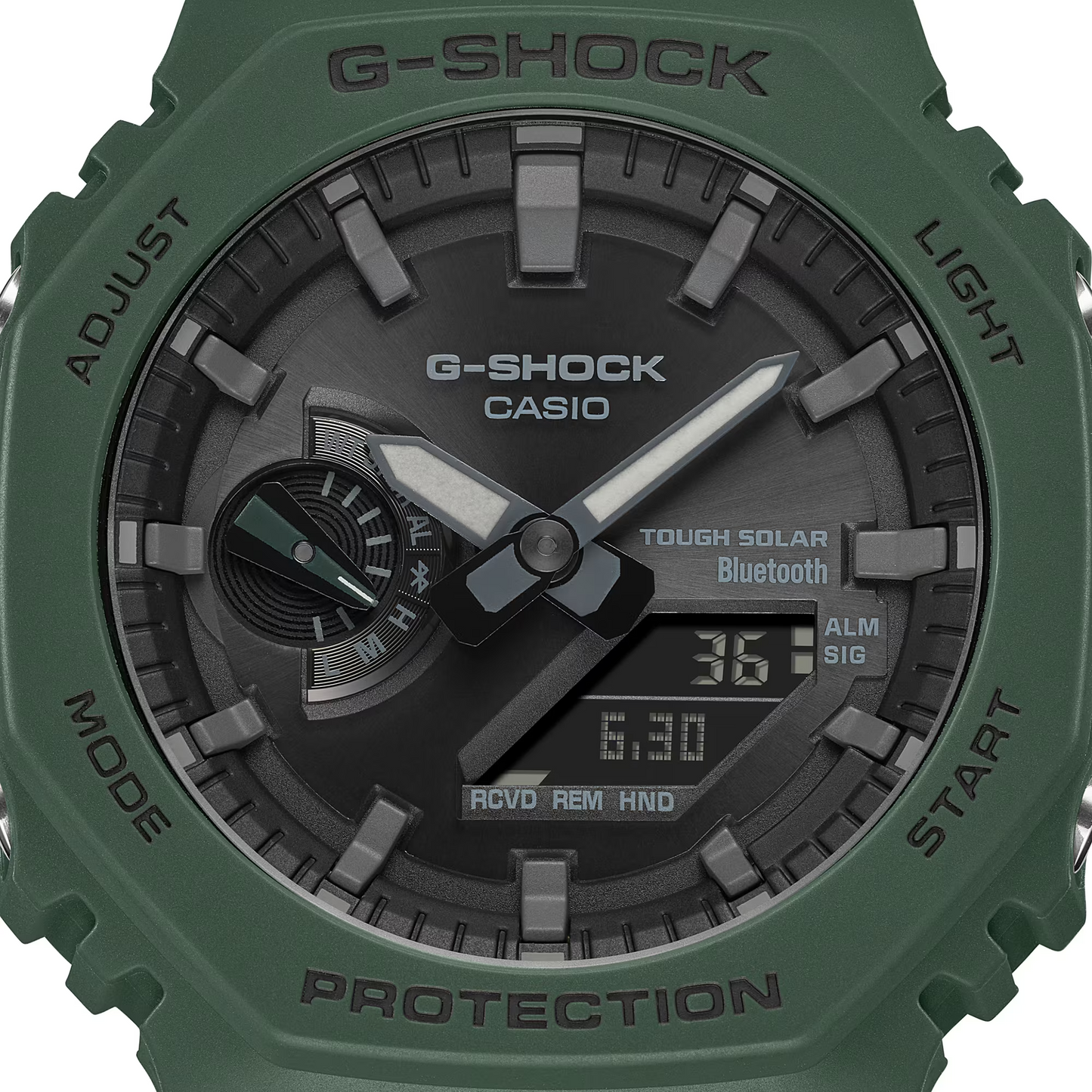 Casio G-Shock GA-B2100-3ADR Analog-Digital Men's Watch, Green