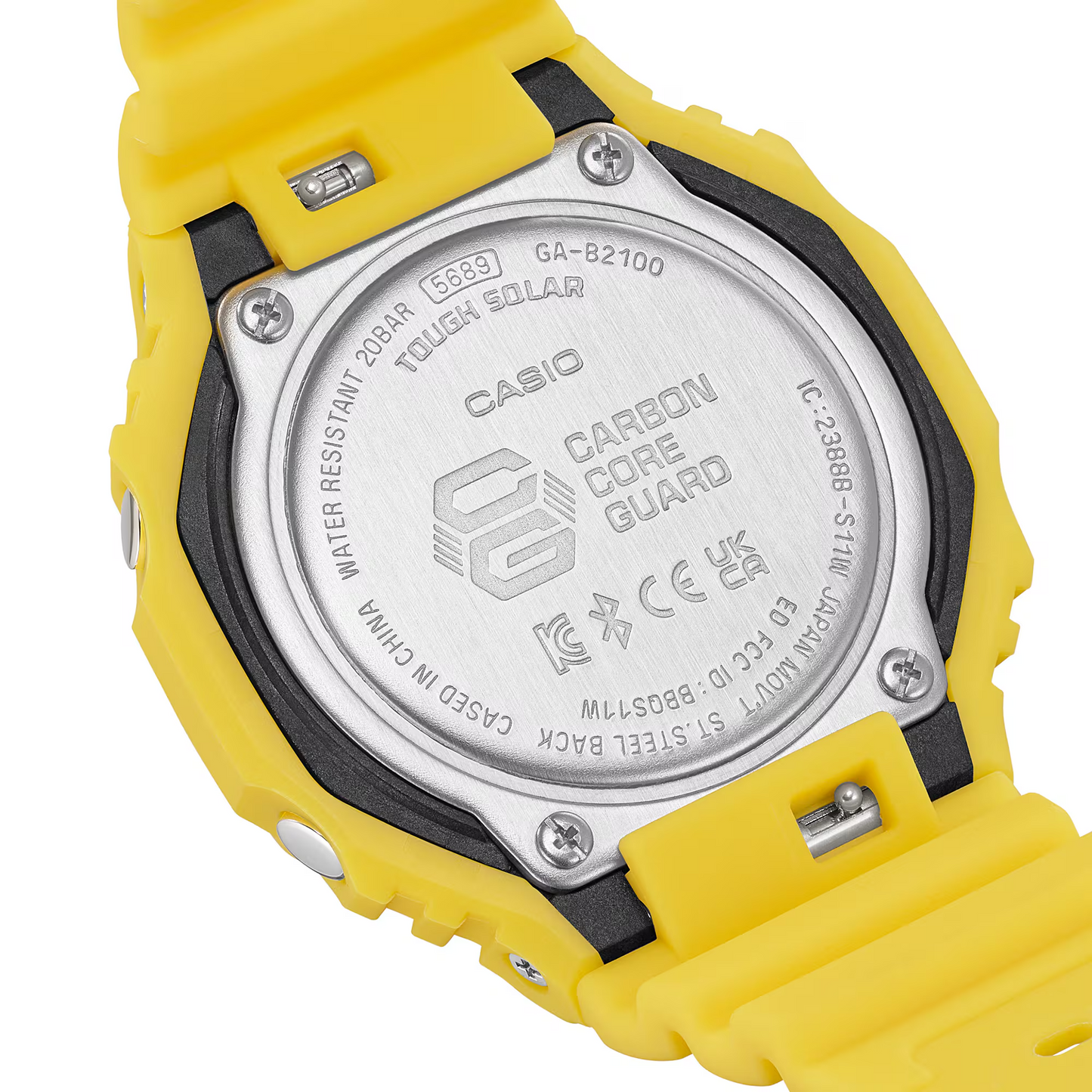 Casio G-Shock GA-B2100C-9ADR Analog-Digital Men's Watch, Yellow