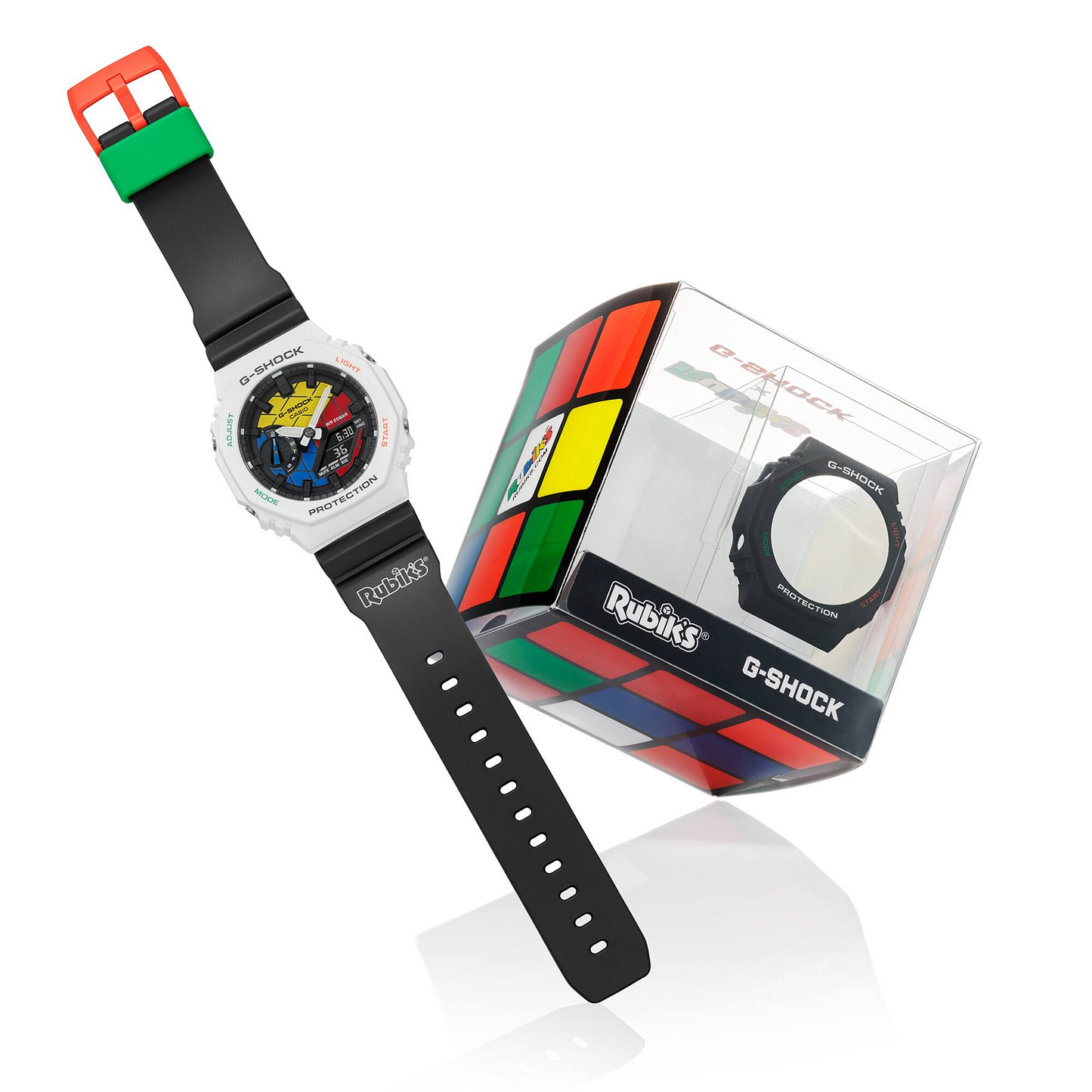 G-SHOCK Rubik's Cube Collaboration MEN WATCH GAE-2100RC-1ADR