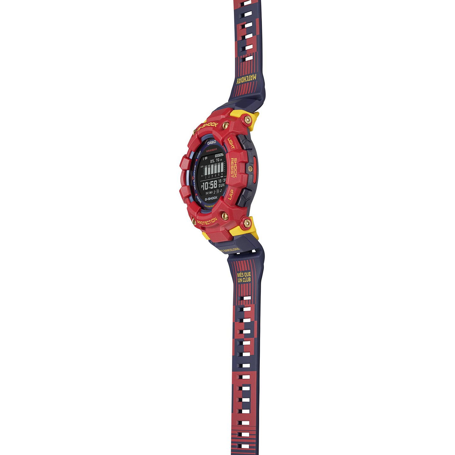 Casio G-Shock GBD-100BAR-4DR Digital Men's Watch, Red