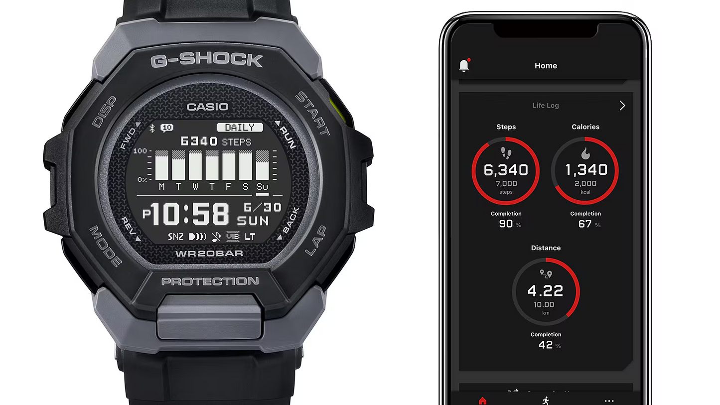 G-SHOCK G-SQUAD MEN WATCH GBD-300-1DR