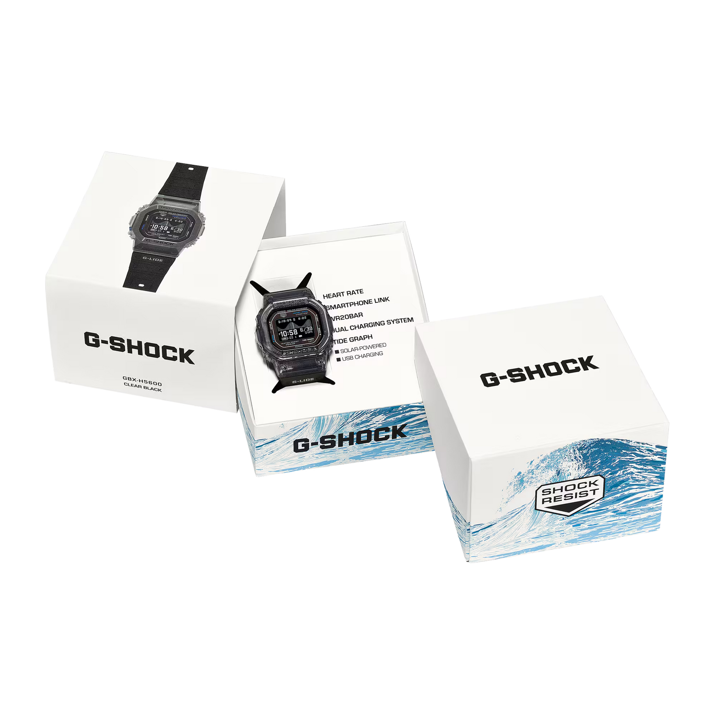 G-SHOCK G-LIDE MEN WATCH GBX-H5600-1DR