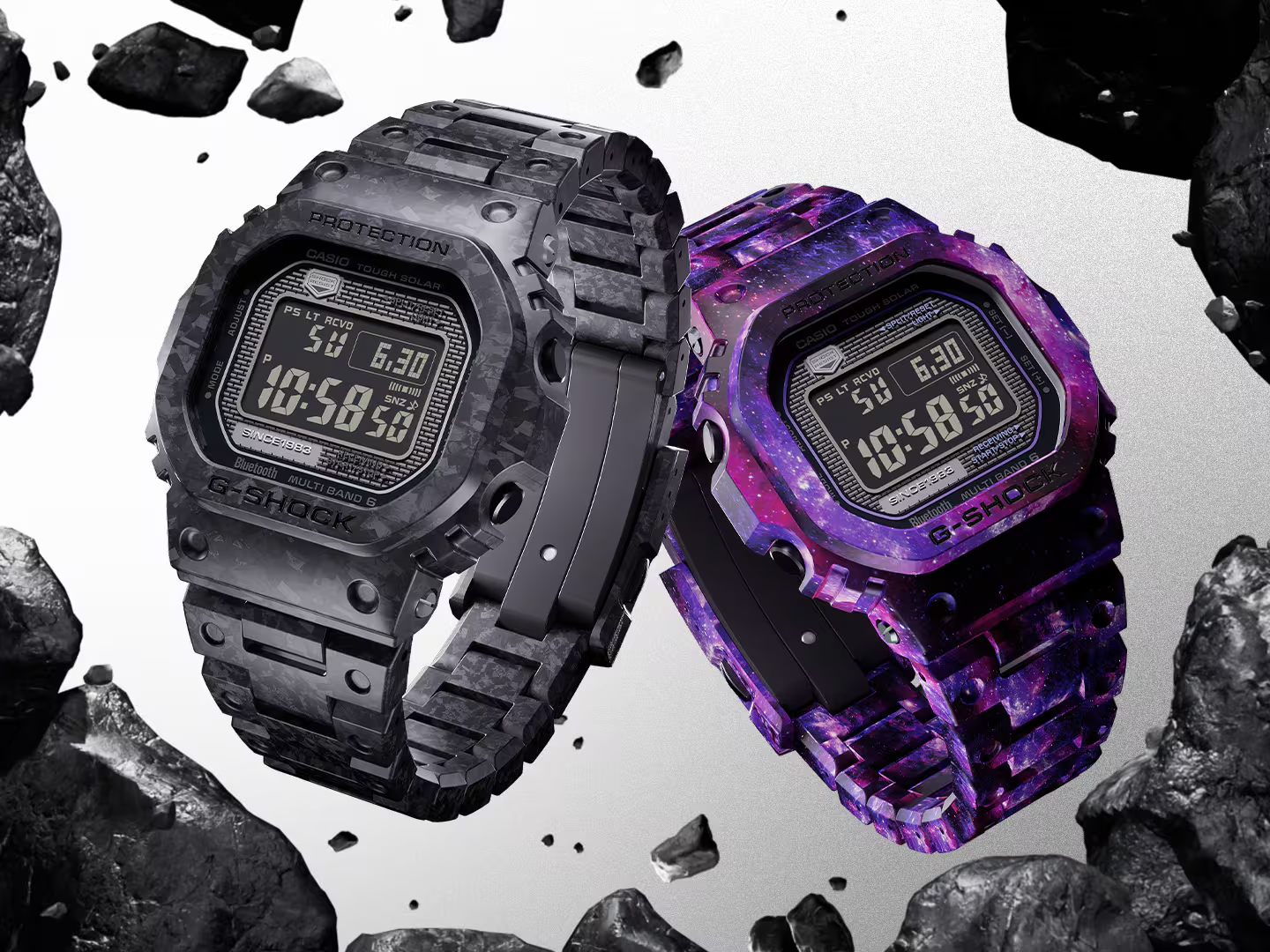 GSHOCK MEN LIMITED EDITION 4OTH ANNIVERSARY CARBON SERIES WATCH GCW-B5000UN-1DR
