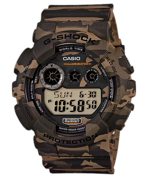 G-SHOCK CASUAL MEN WATCH GD-120CM-5DR