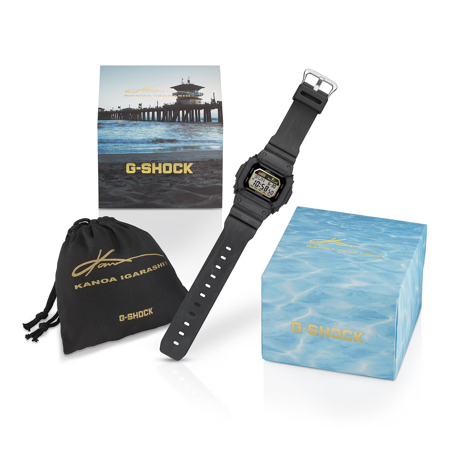 G-SHOCK International pro surfer Kanoa Igarashi’s third signature model GLX-5600KB-1DR