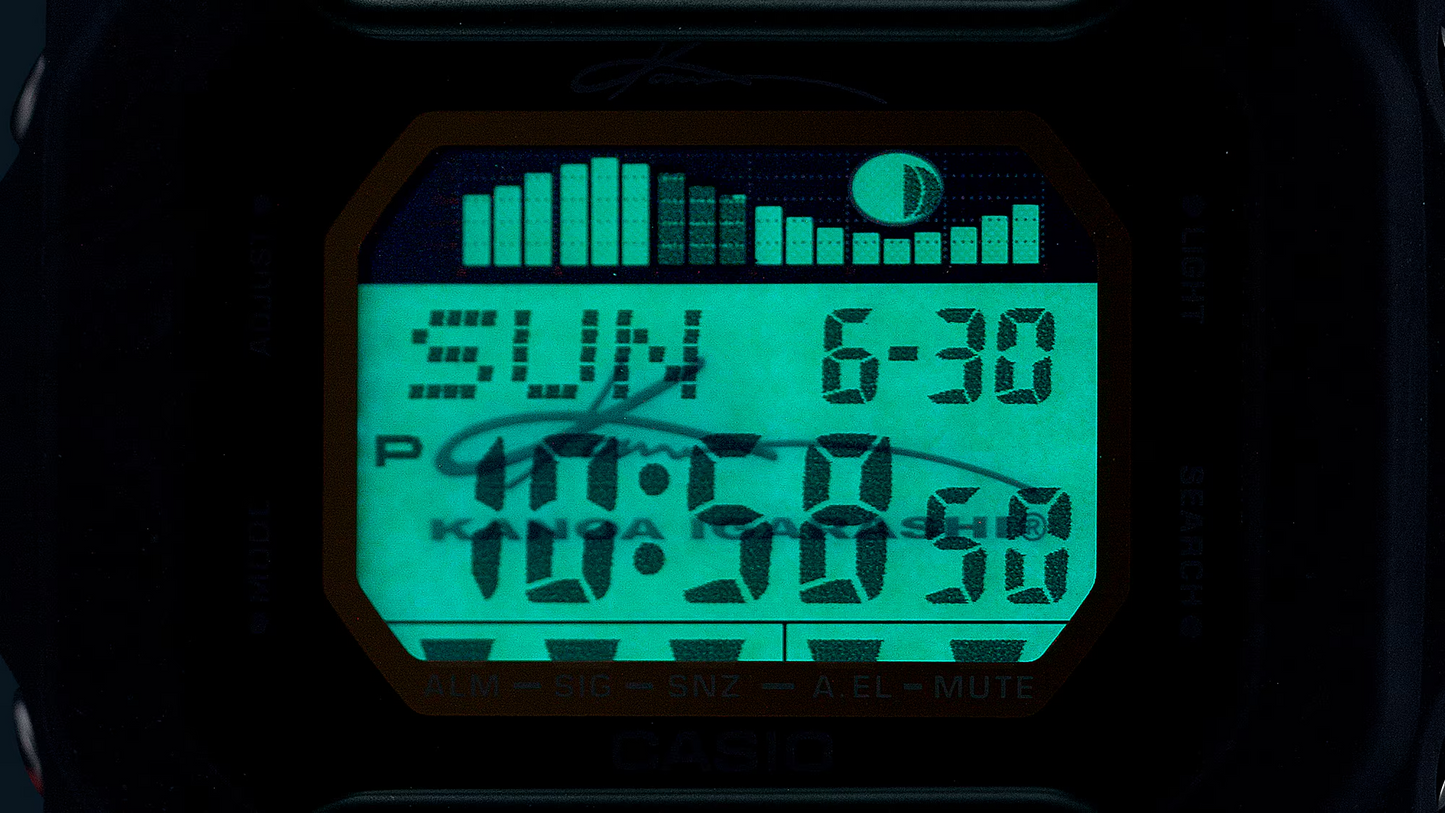G-SHOCK International pro surfer Kanoa Igarashi’s third signature model GLX-5600KB-1DR