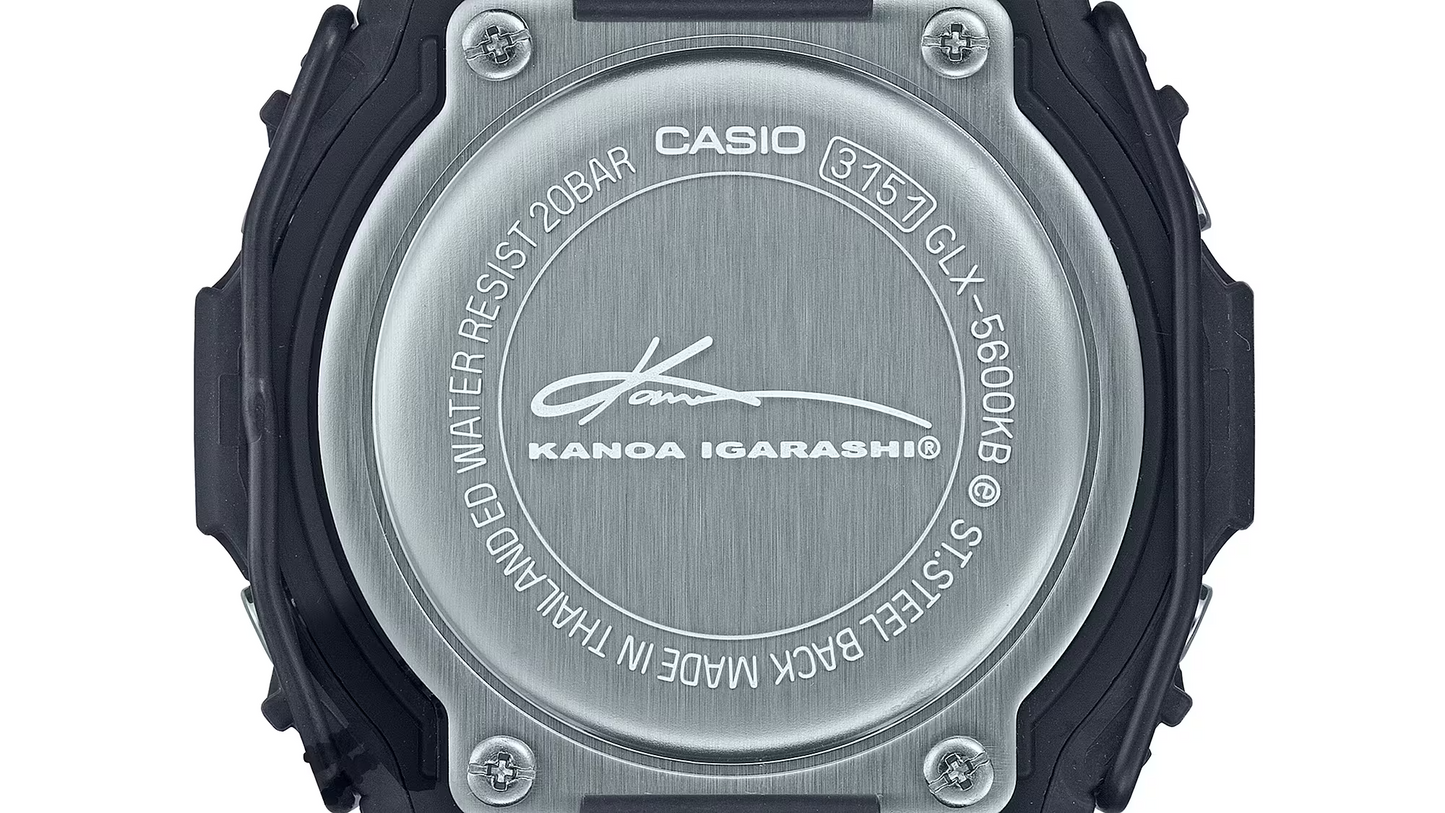 G-SHOCK International pro surfer Kanoa Igarashi’s third signature model GLX-5600KB-1DR