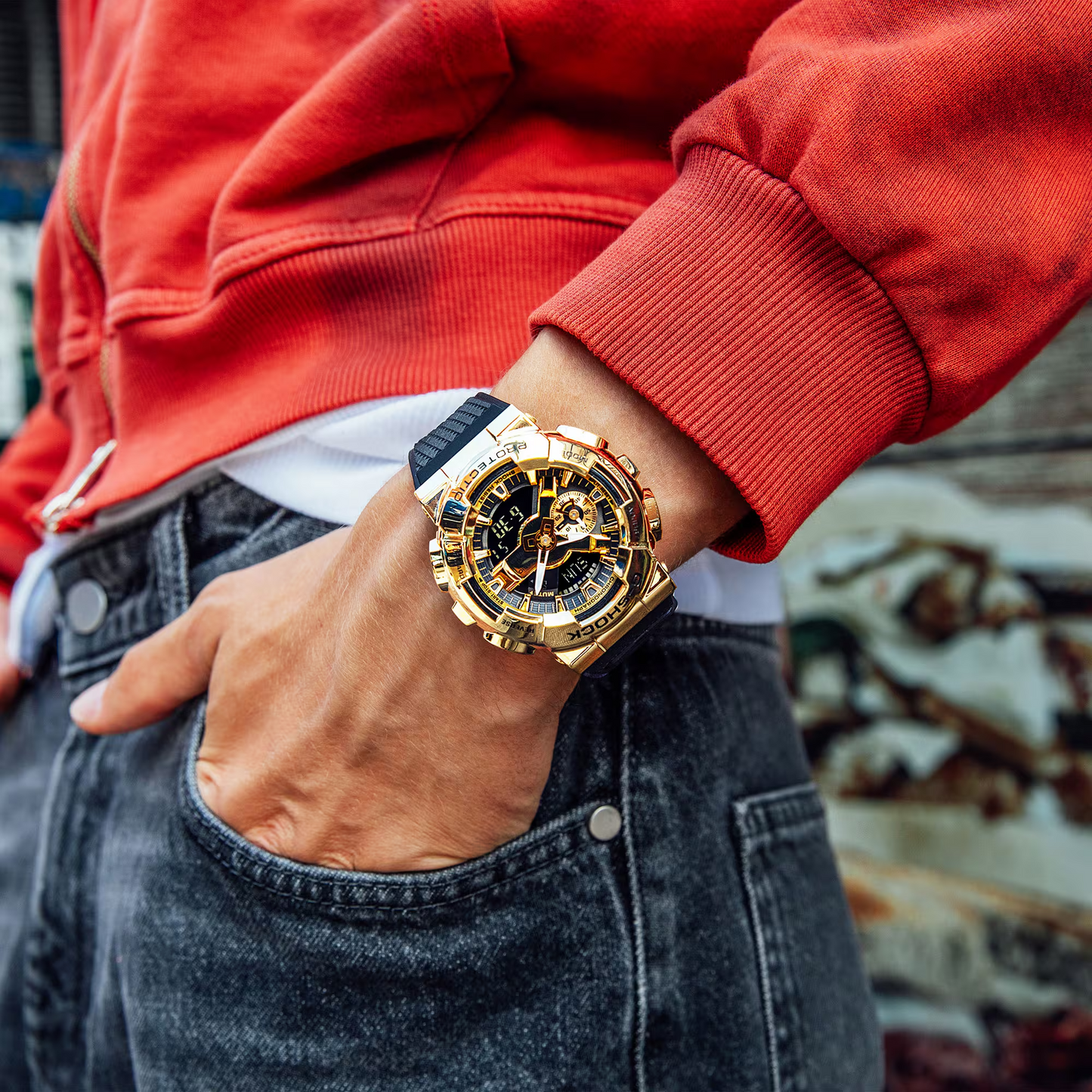 G-SHOCK METAL COLLECTION MEN WATCH GM-110G-1A9DR