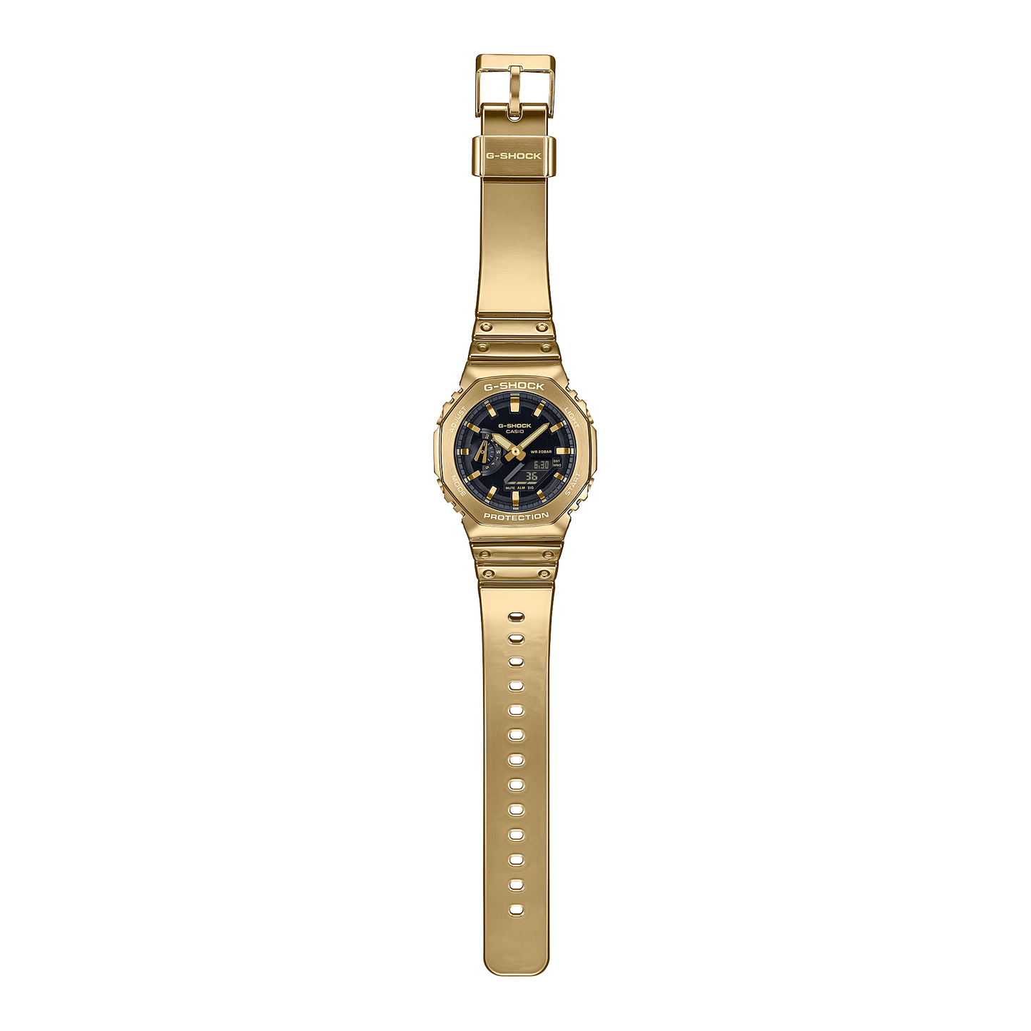 G-STEEL G-SHOCK Fine Metallic Series Gold Watch GM-2100YMG-9ADR