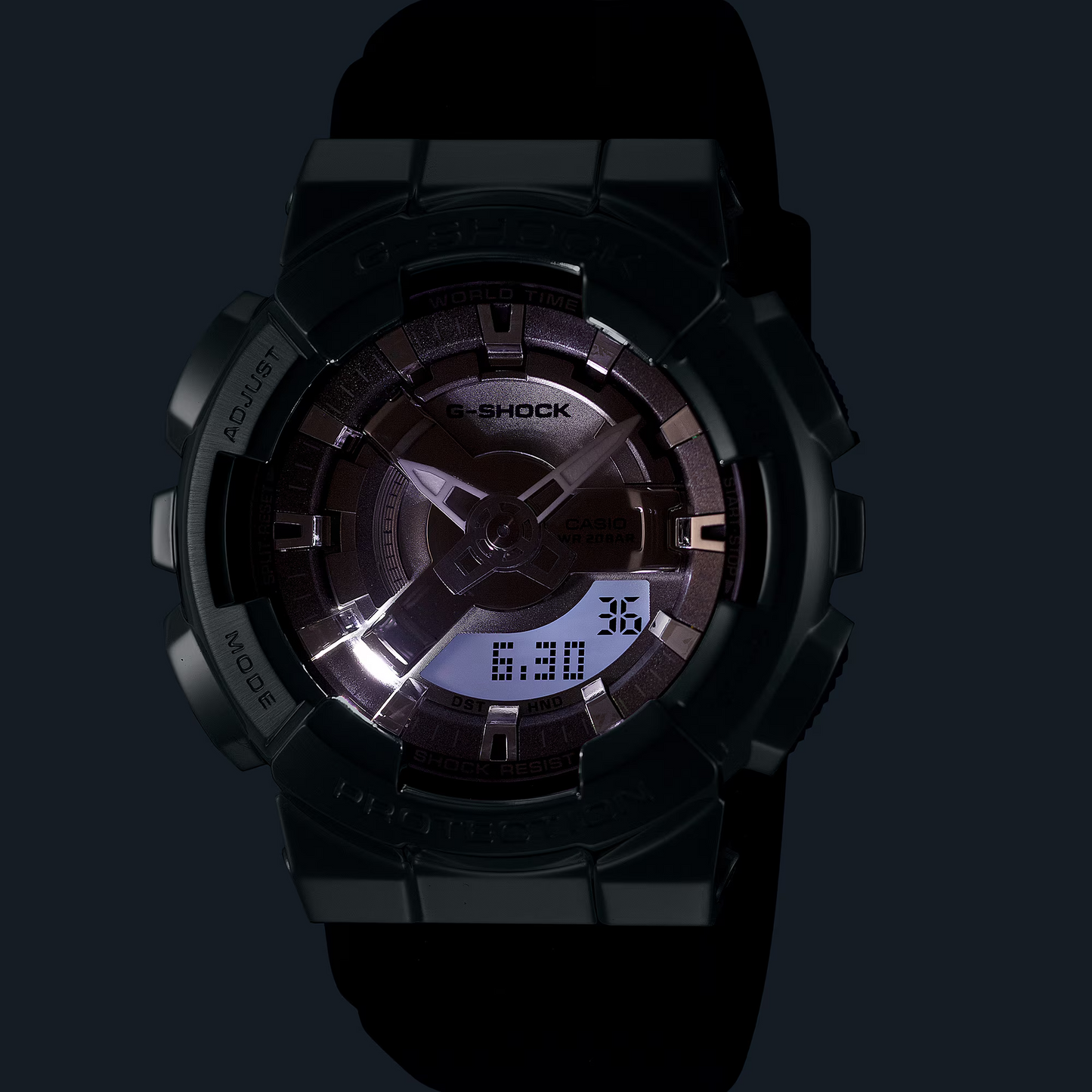 Casio G-Shock GM-S110-1ADR Analog Digital Women's Watch