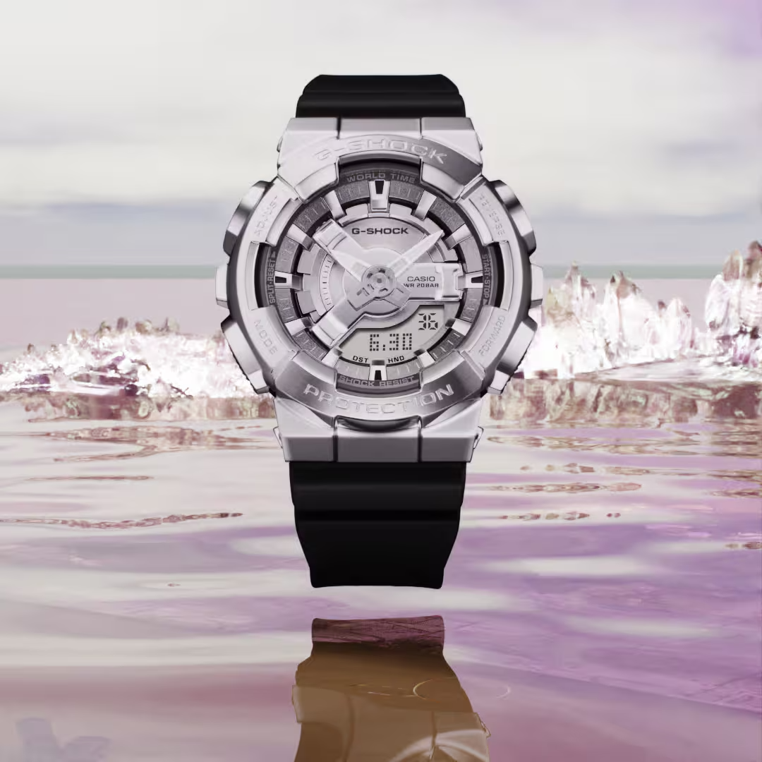 Casio G-Shock GM-S110-1ADR Analog Digital Women's Watch