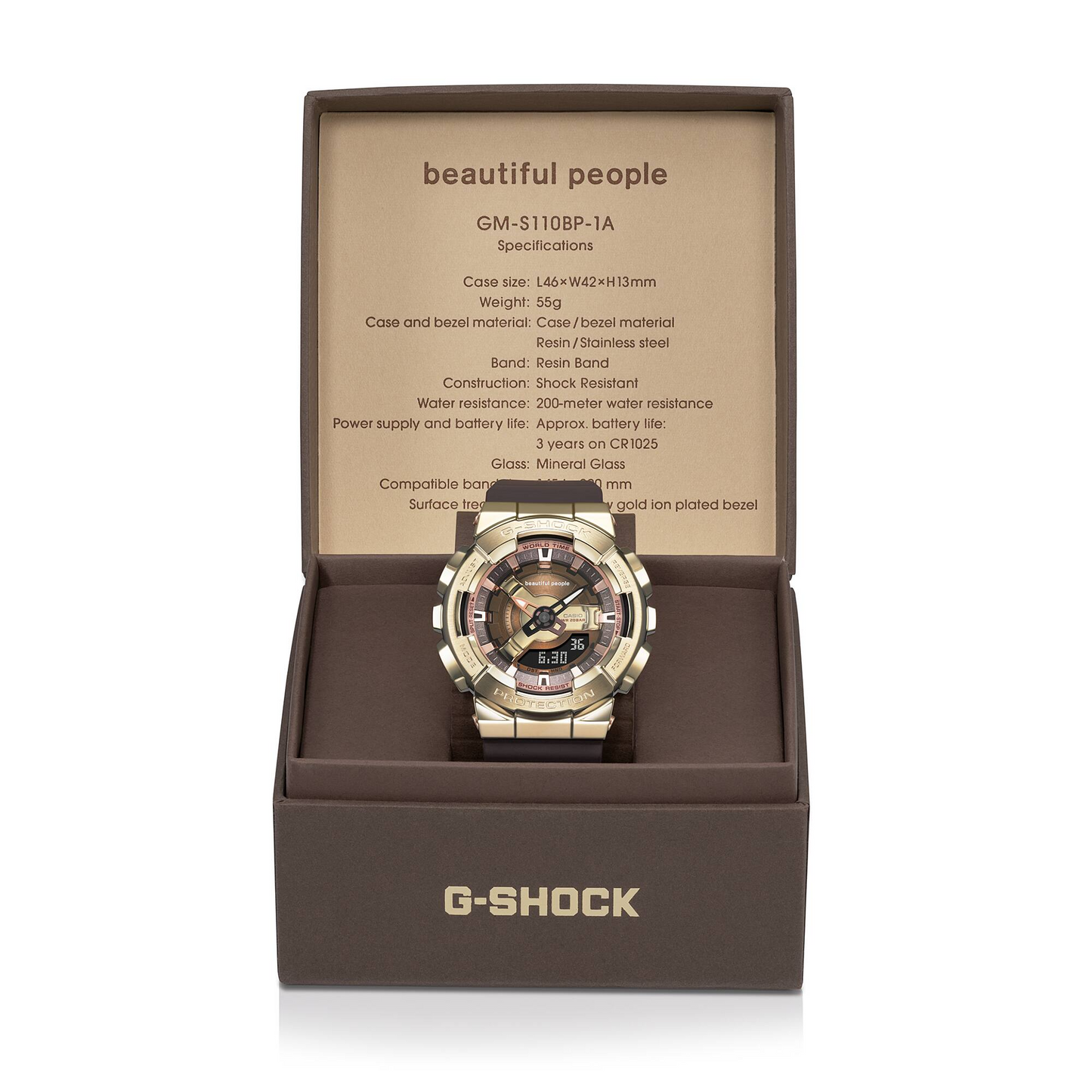 G-SHOCK BEAUTIFUL PEOPLE COLLABORATION MODEL GM-S110BP-5ADR