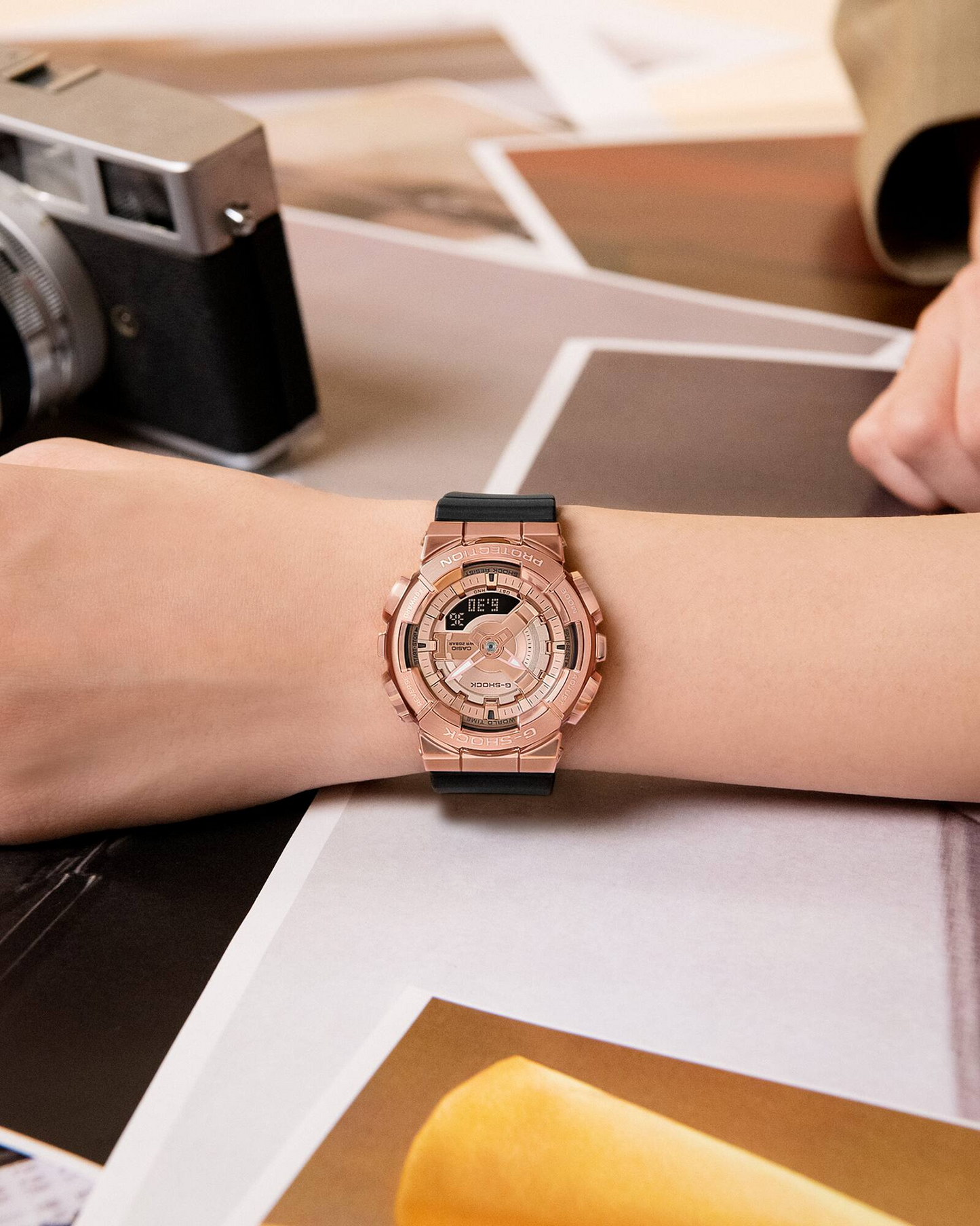 Casio G-Shock GM-S110PG-1ADR Analog Digital Women's Watch