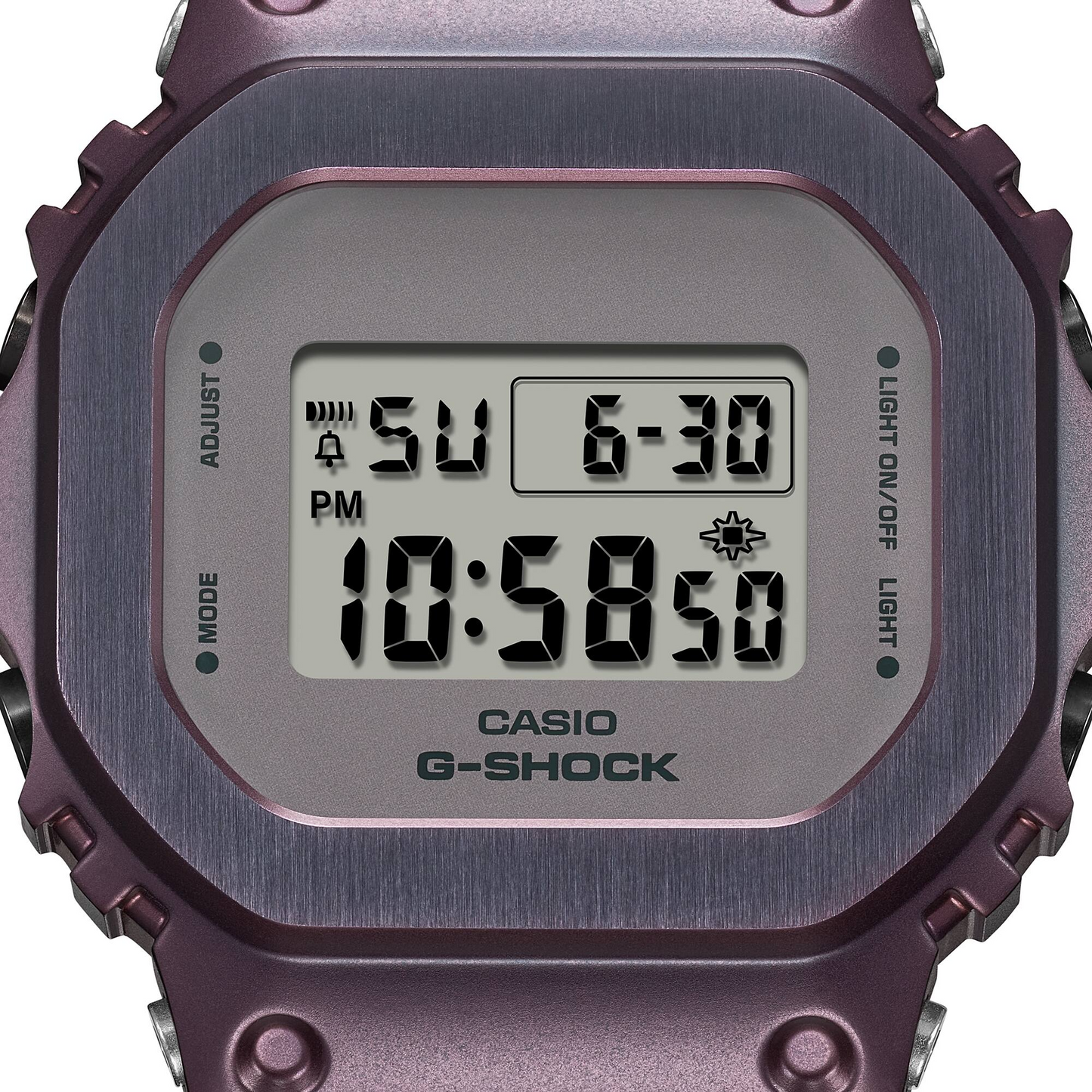 Casio G-Shock GM-S5600MF-6DR Digital Ladies Watch, Purple