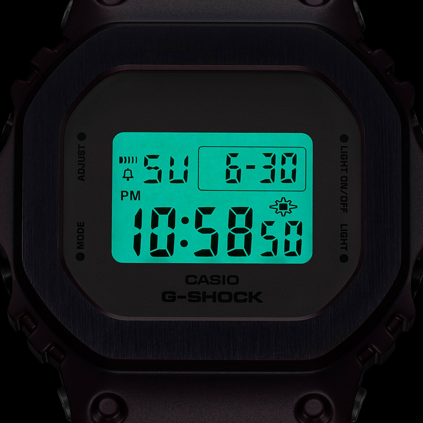 Casio G-Shock GM-S5600MF-6DR Digital Ladies Watch, Purple