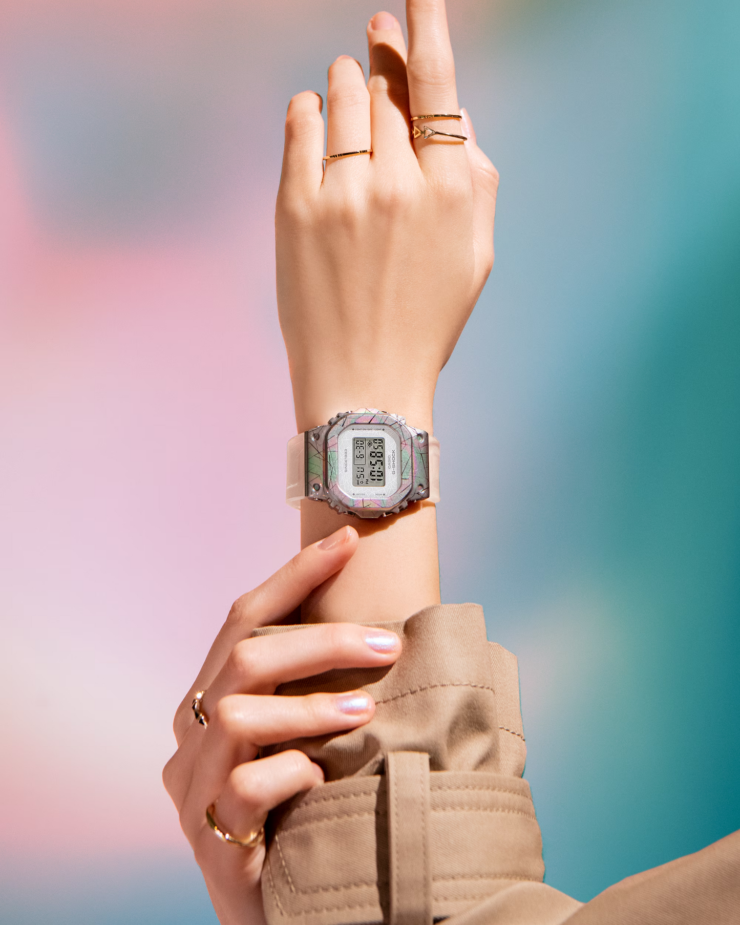 G-SHOCK WOMEN ADVENTURER’S GEM LIMITED-EDITION DIGITAL WATCH GM-S5640GEM-7DR