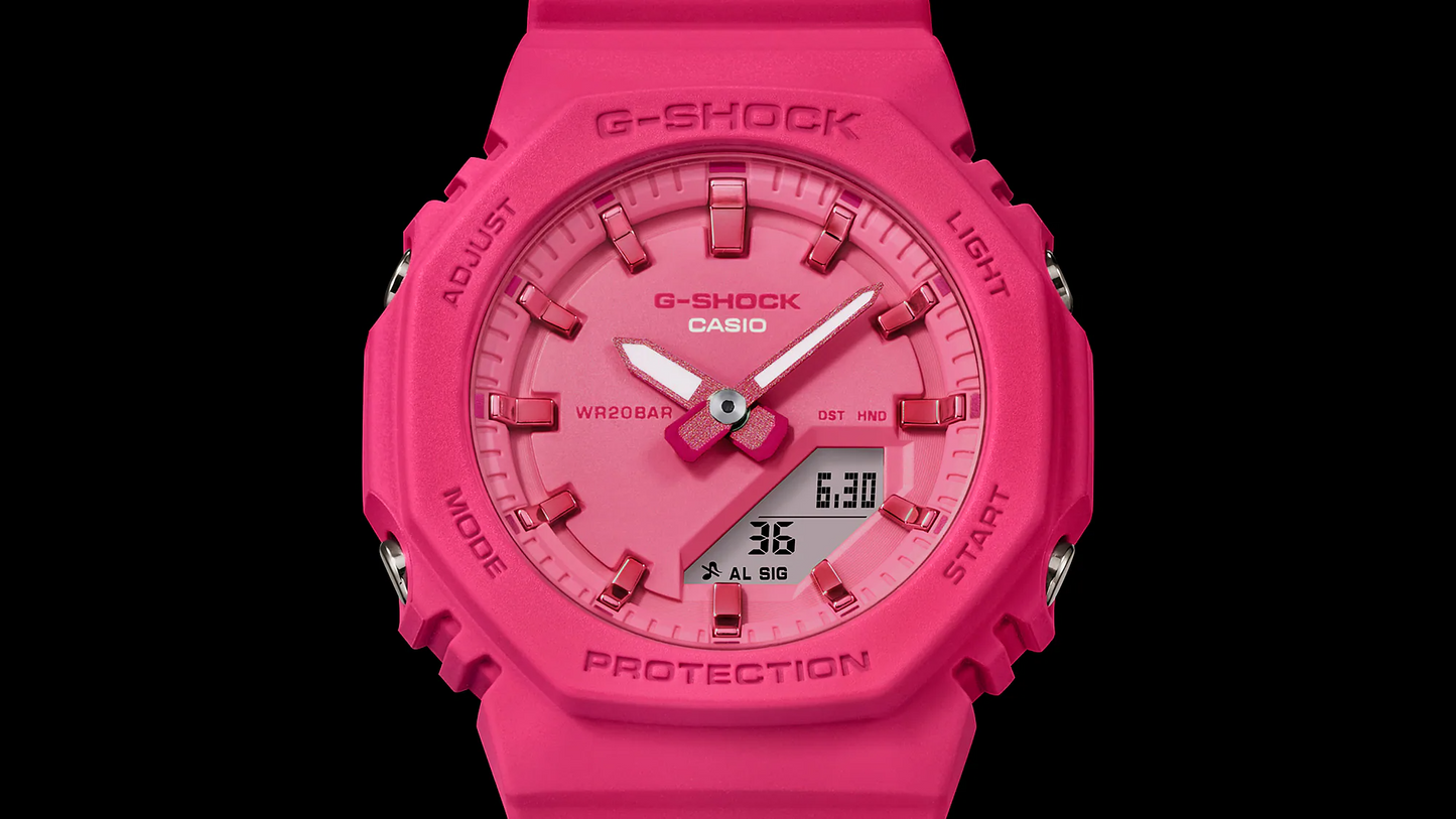 G-SHOCK CASUAL ANALOG-DIGITAL WOMENS WATCHH GMA-P2100PP-4ADR